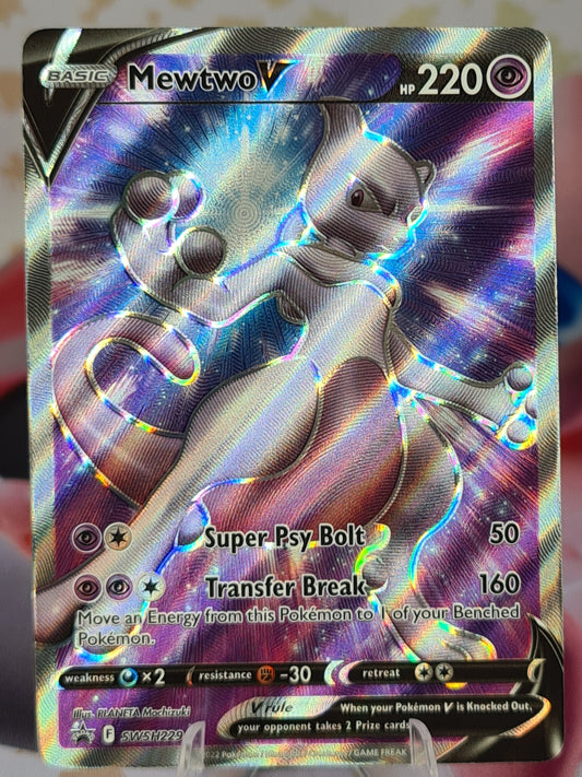 Mewtwo V SWSH229 Black Star Promo