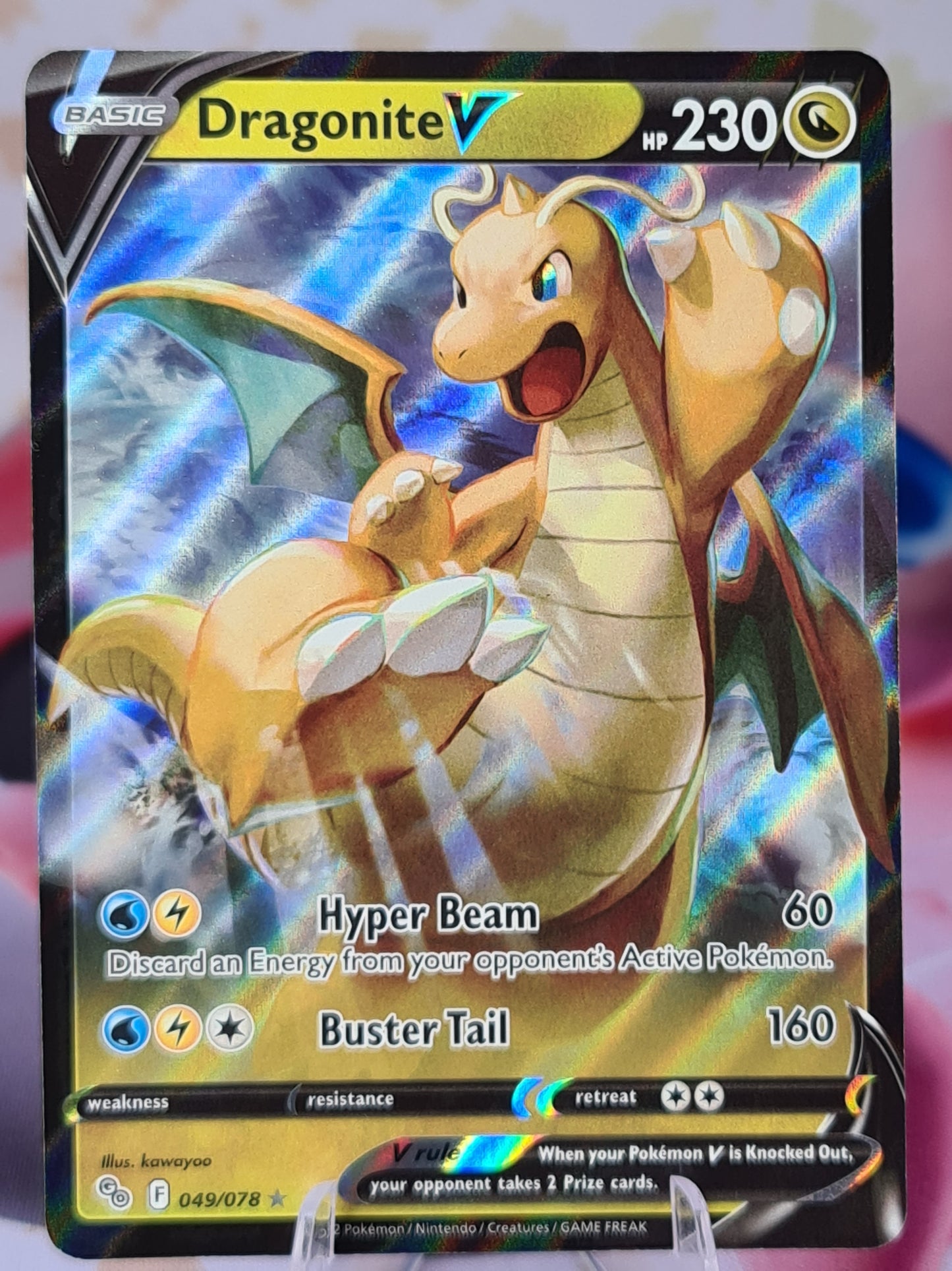 Dragonite V 049/078 Pokémon Go