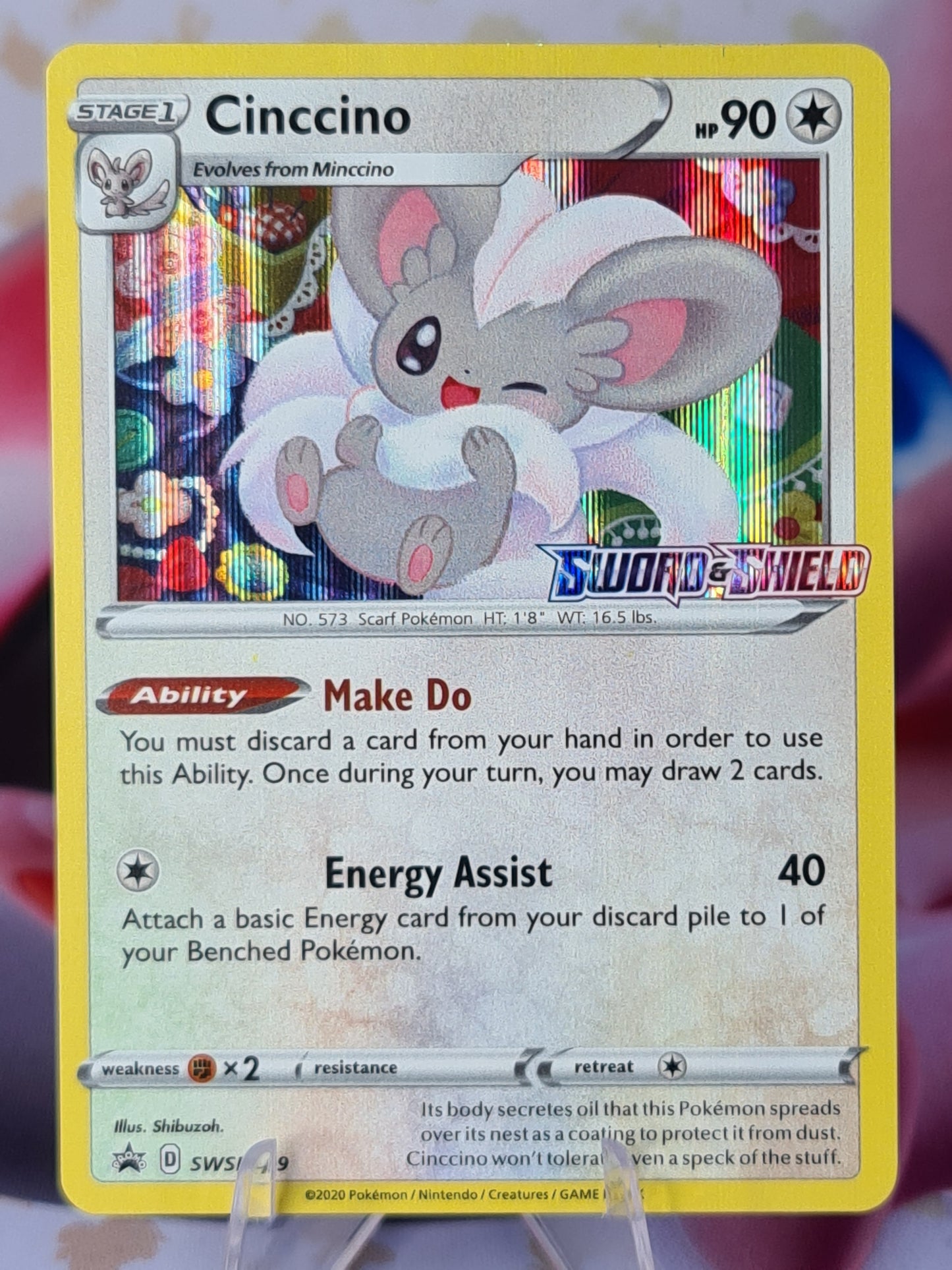 Cinccino SWSH009 Black Star Promo