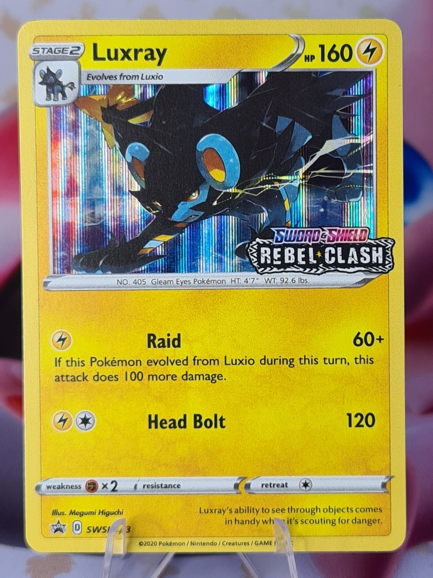 Luxray SWSH023 Black Star Promo