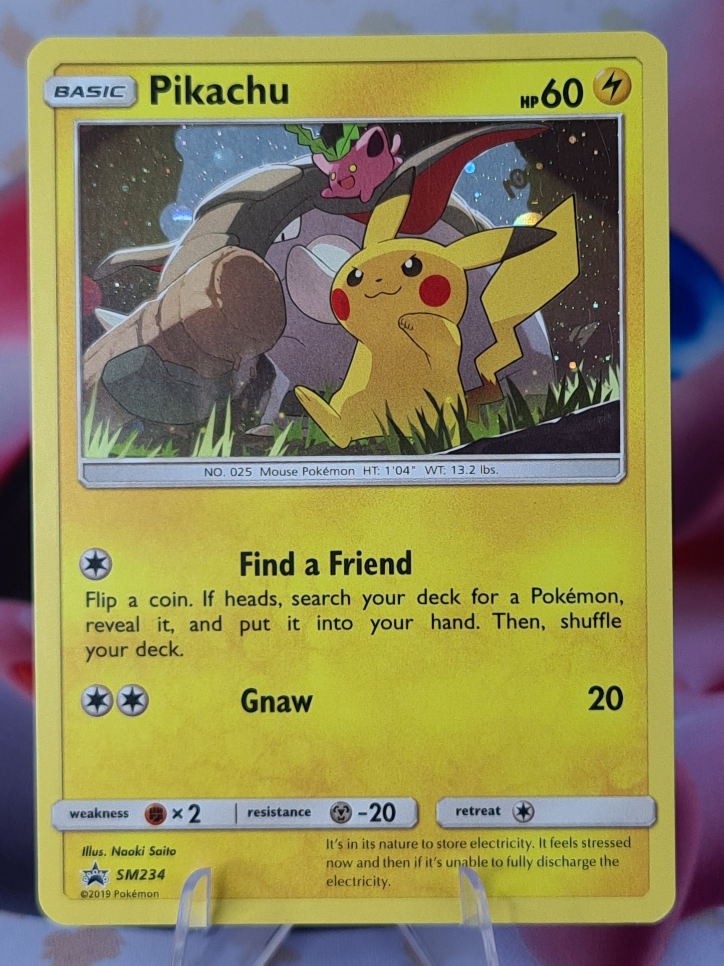 Pikachu SM234 Black Star Promo