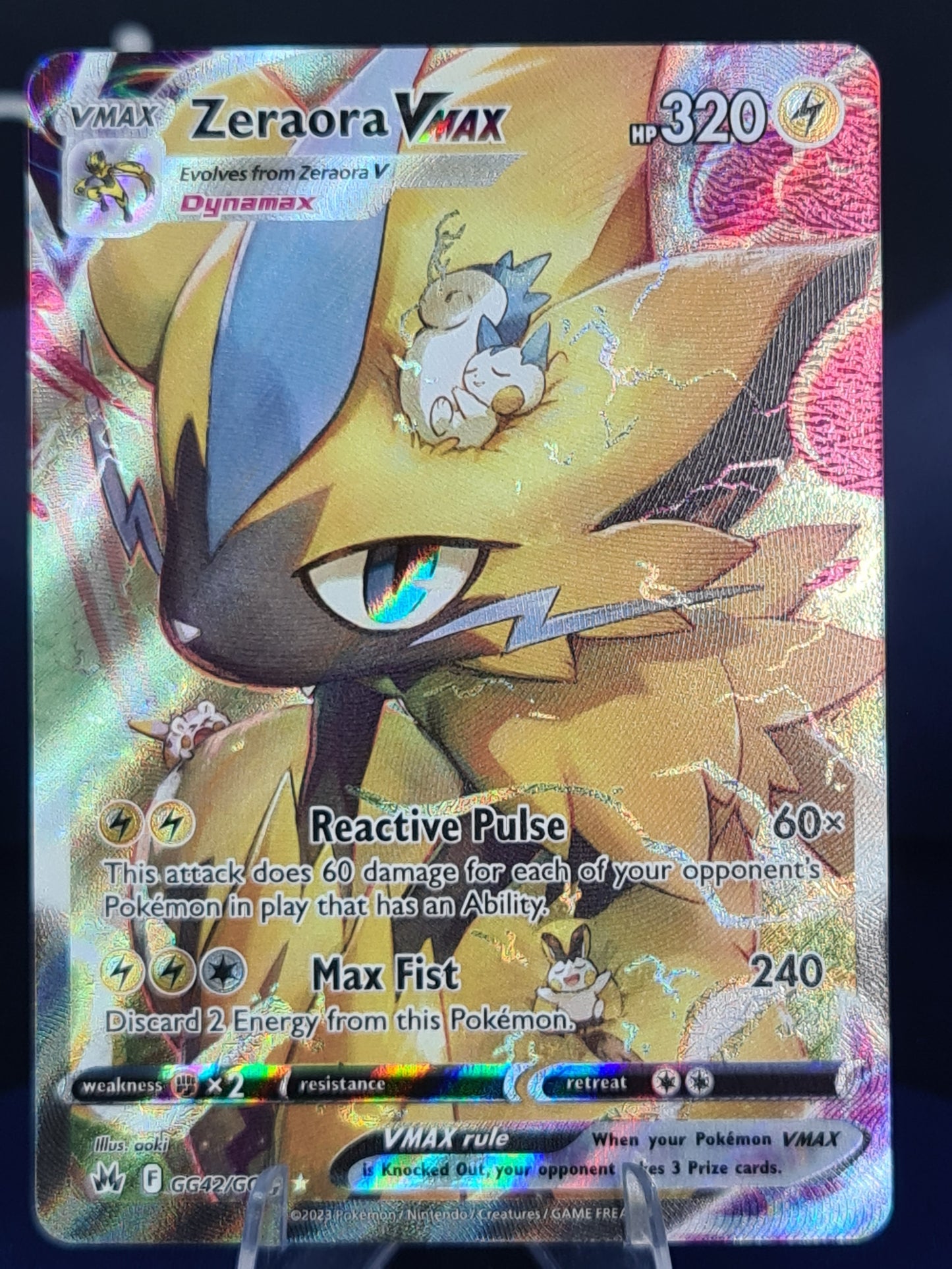 Zeraora VMAX GG42/GG70 Crown Zenith