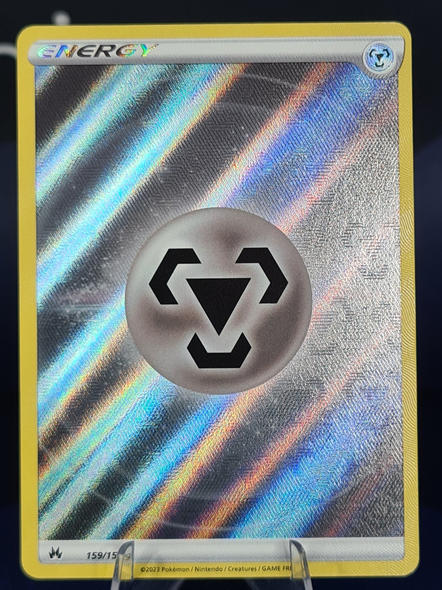 Metal Energy 159/159 Crown Zenith Texture Holo