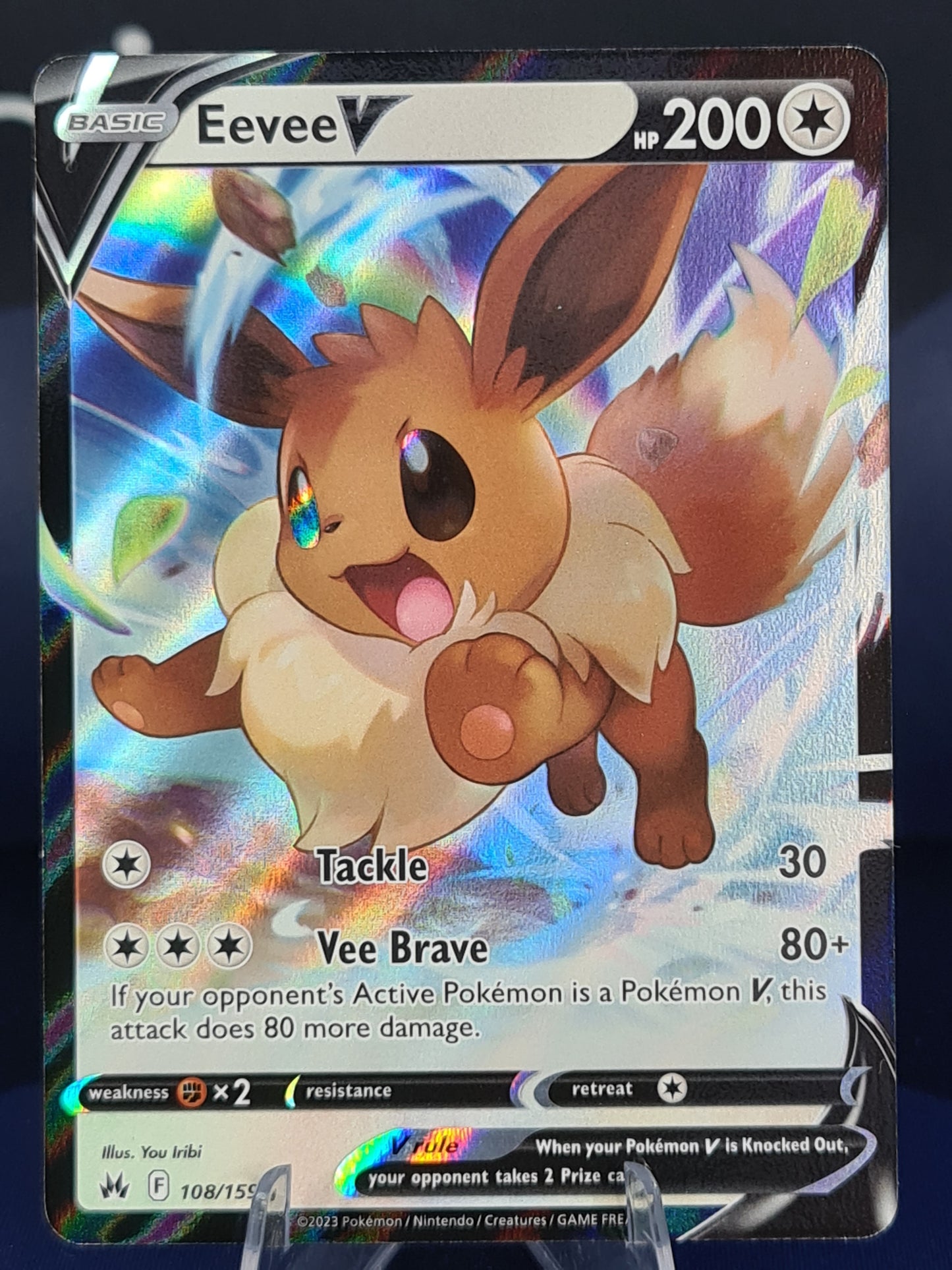 Eevee V 108/159 Crown Zenith