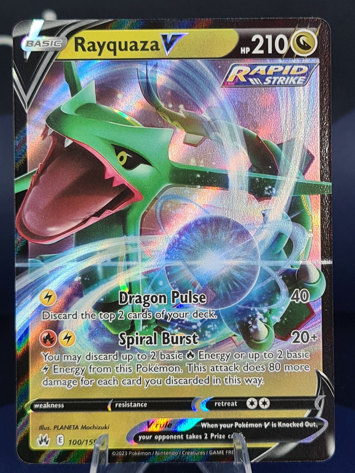 Rayquaza V 100/159 Crown Zenith