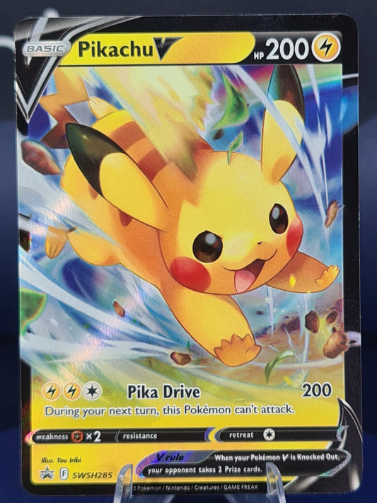 Pikachu V SWSH285 Black Star Promo