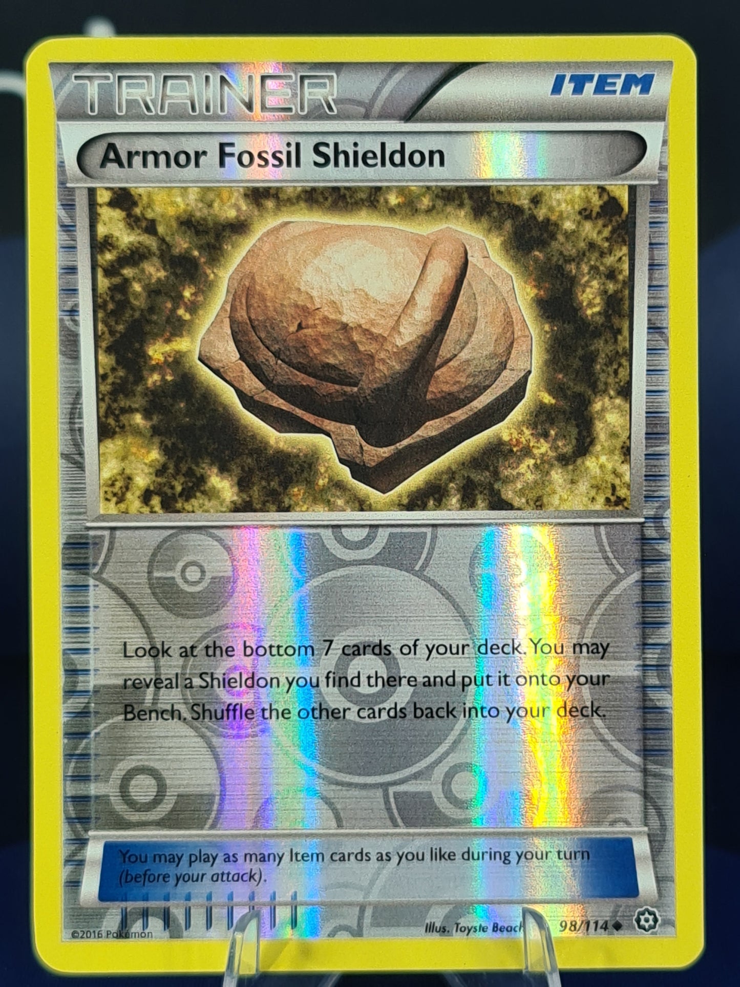 Armor Fossil Shieldon 98/114 Steam Siege RH