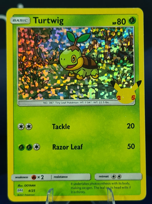 Turtwig 4/25 McDonalds 2021 Holo