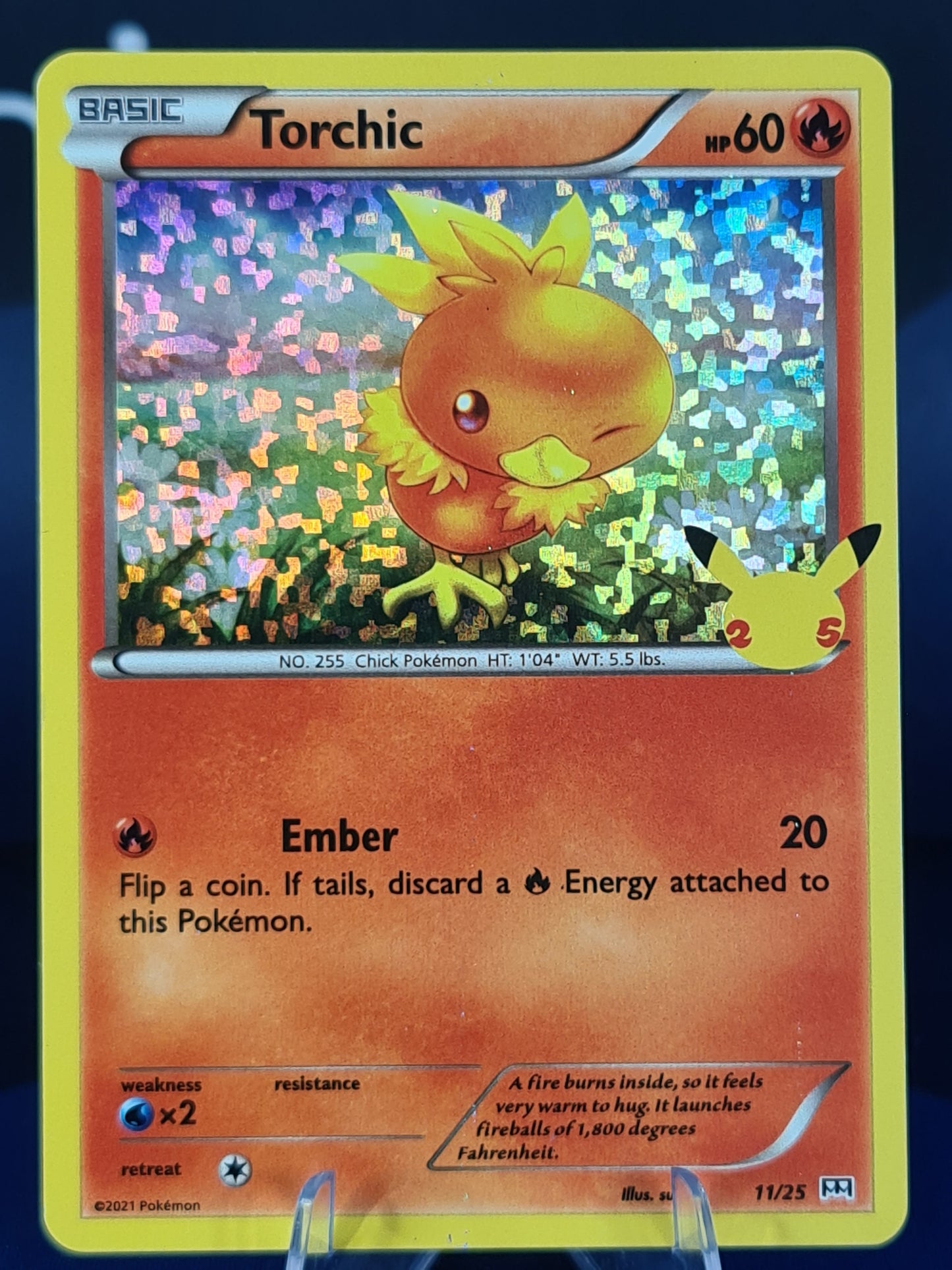 Torchic 11/25 McDonalds 2021 Holo