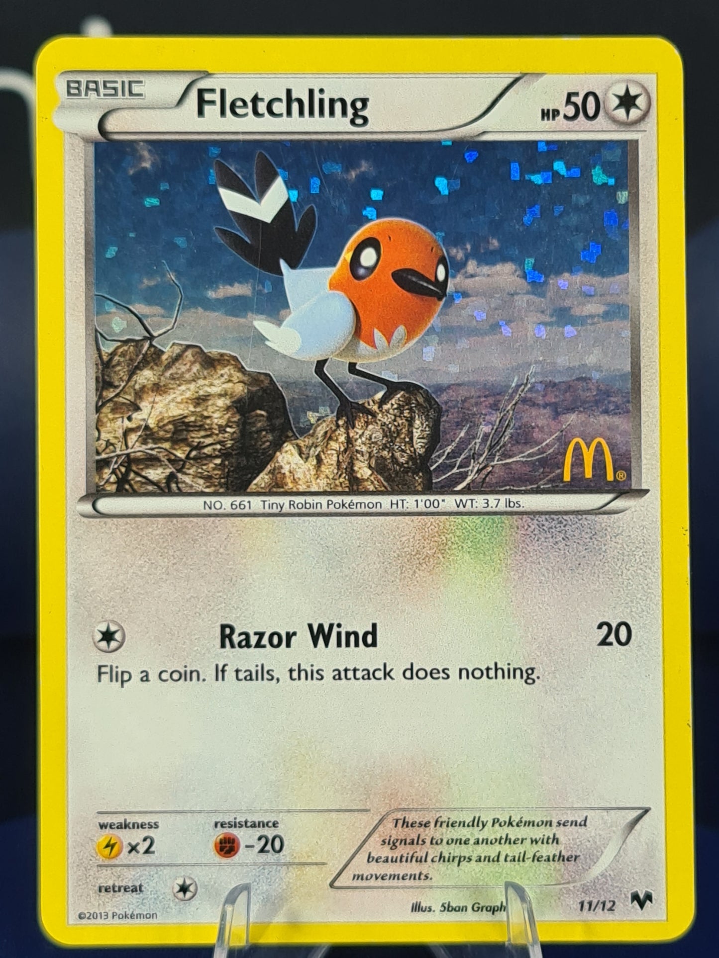 Fletchling 11/12 McDonalds 2014 Holo