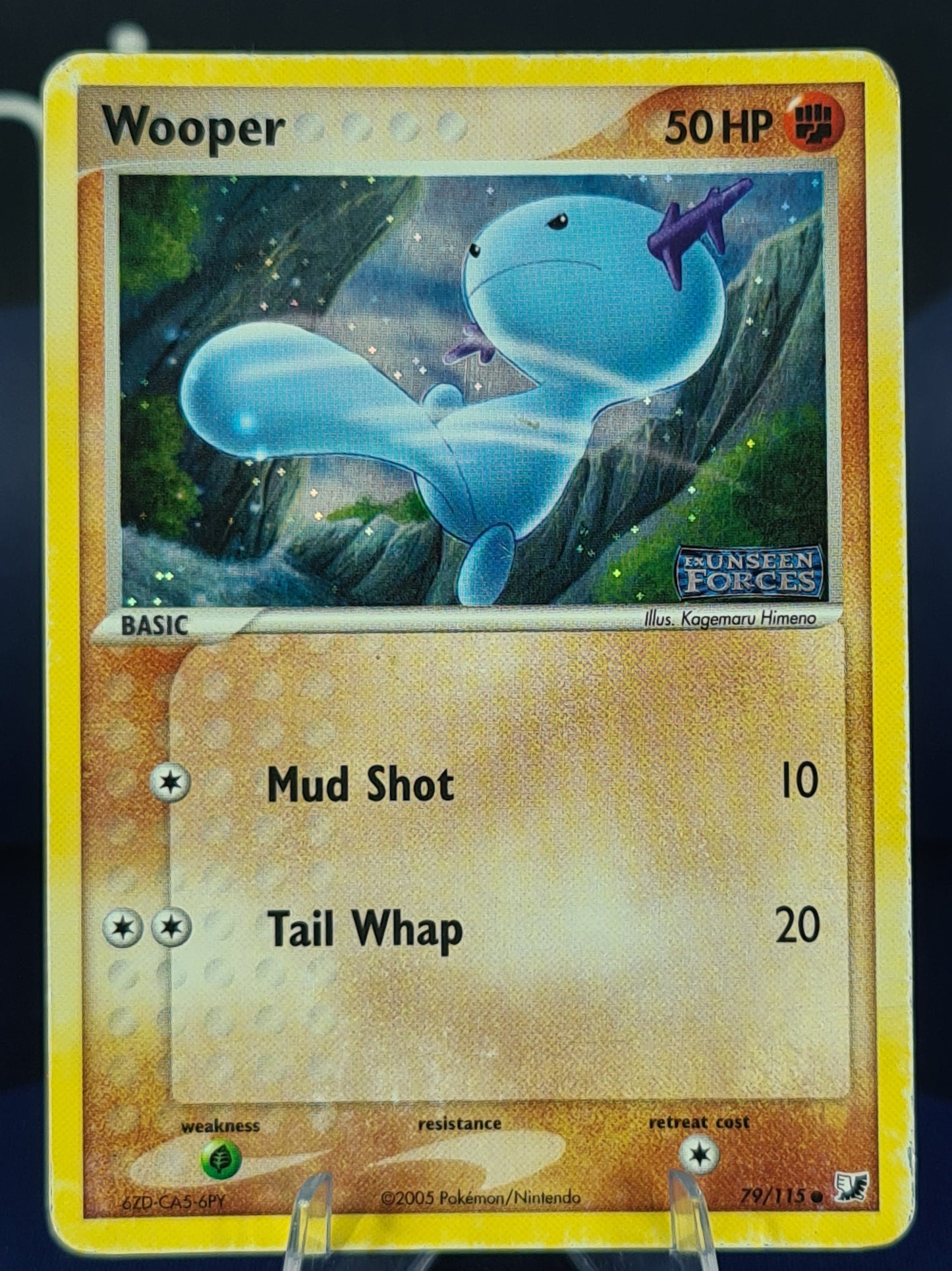 Wooper 79/115 Unseen Forces Stamped Holo