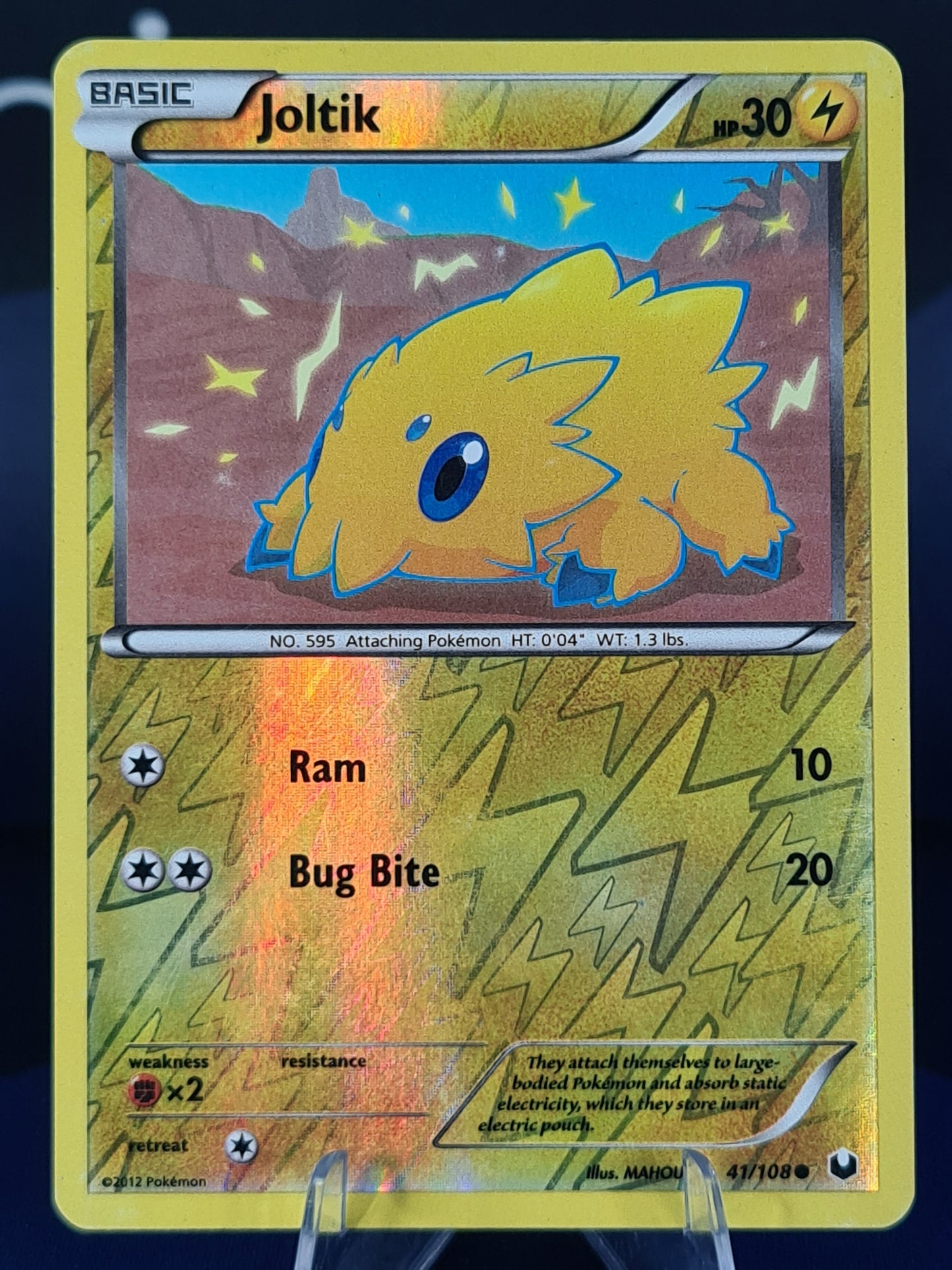 Joltik 41/108 Dark Explorers Reverse Holo