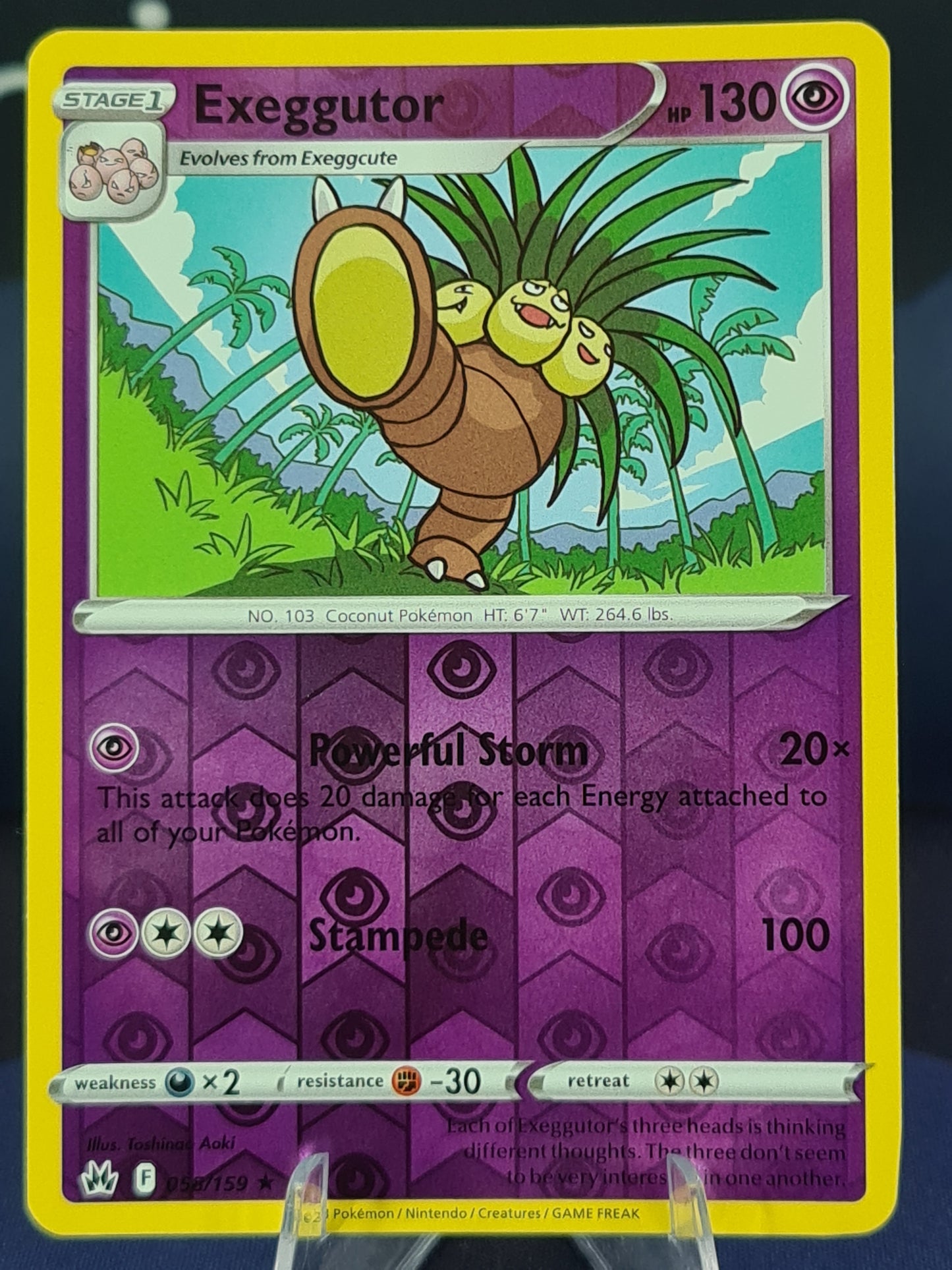 Exeggutor 058/159 Crown Zenith RH