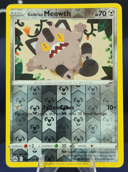 Galarian Meowth 084/159 Crown Zenith RH