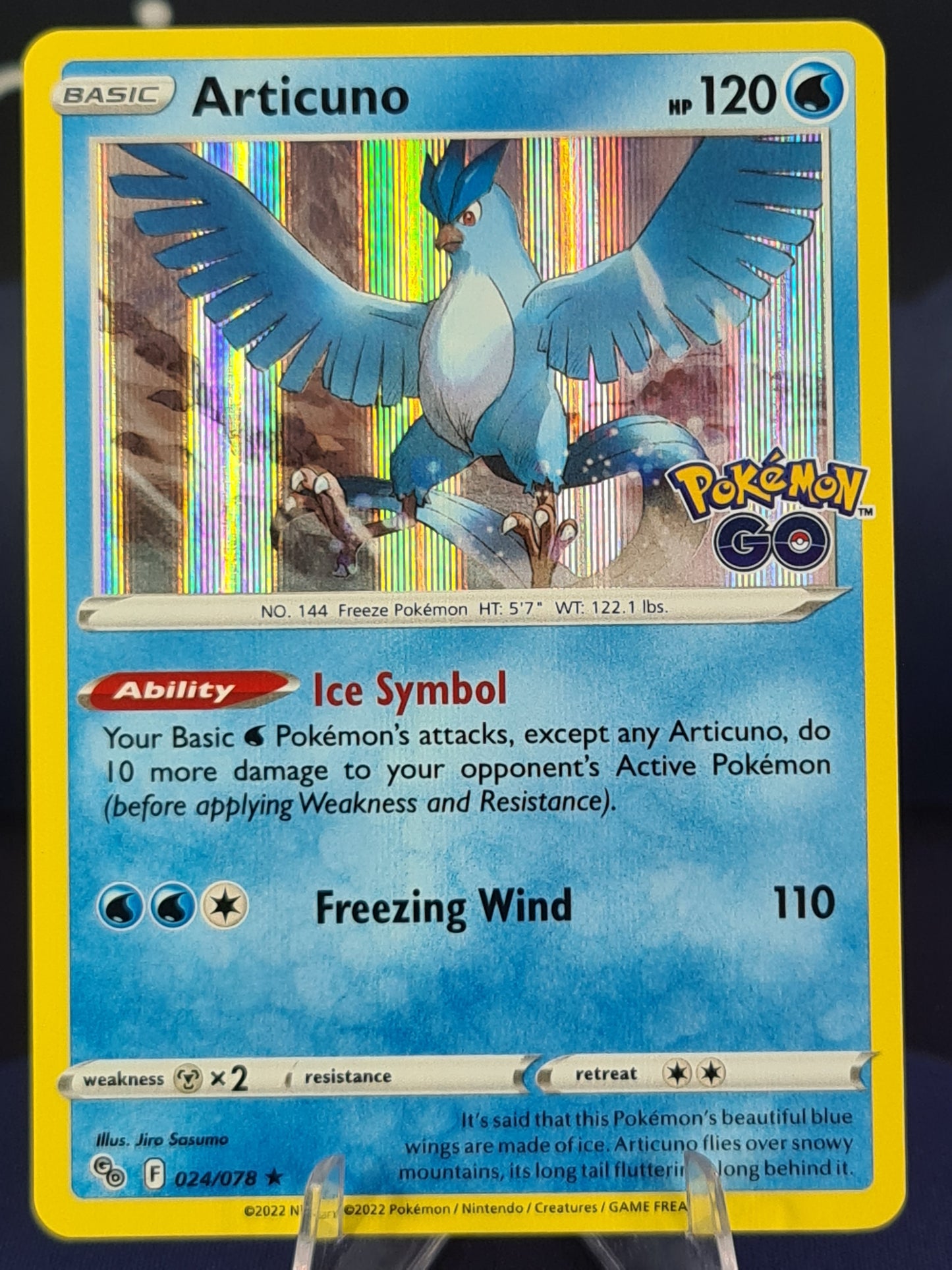 Articuno 024/078 Pokemon Go Holo