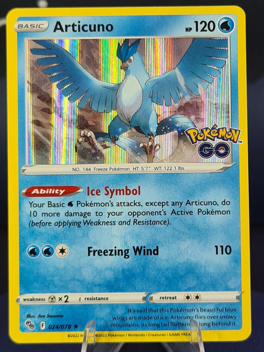 Articuno 024/078 Pokemon Go Holo