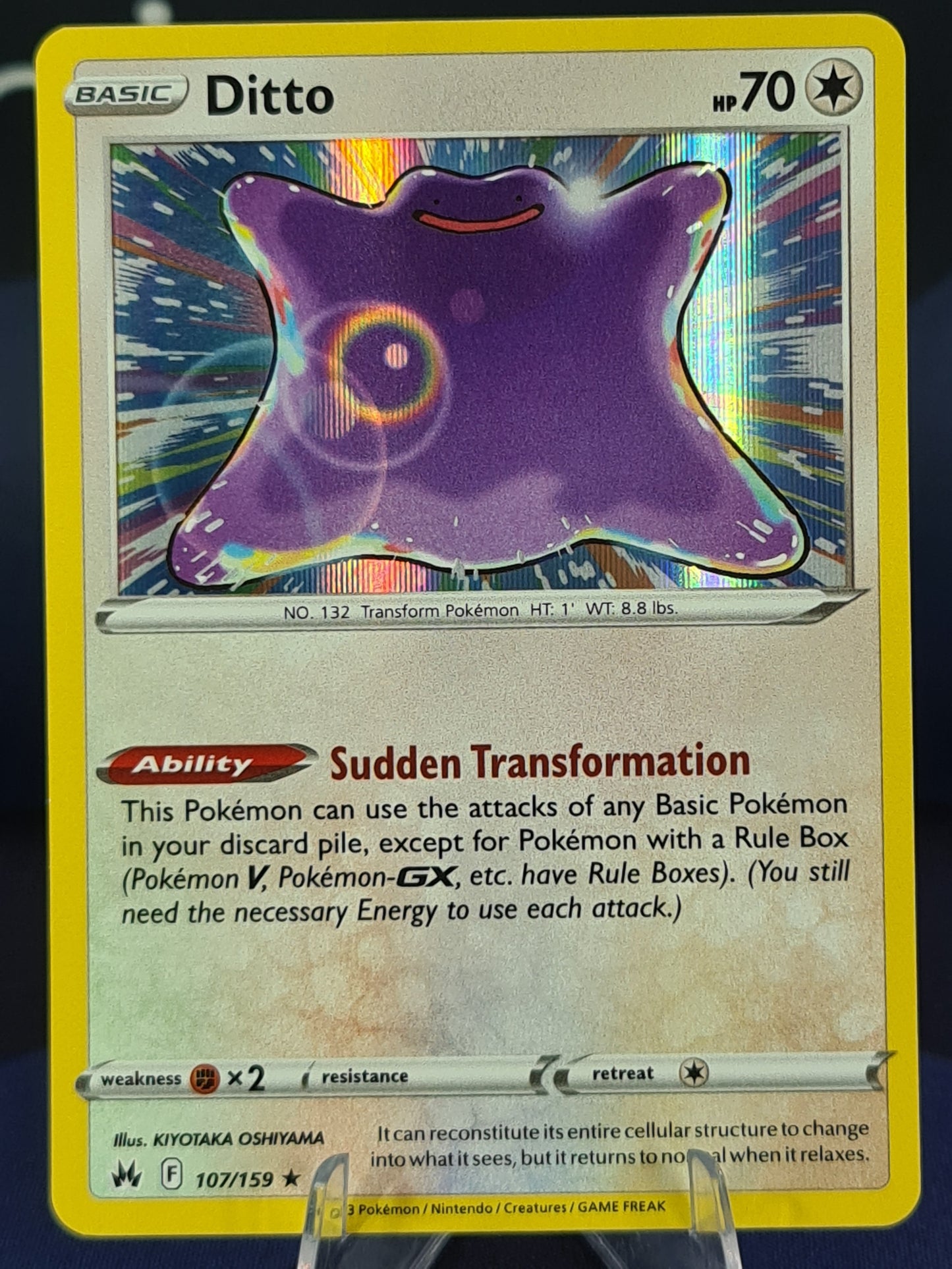 Ditto 107/159 Crown Zenith Holo