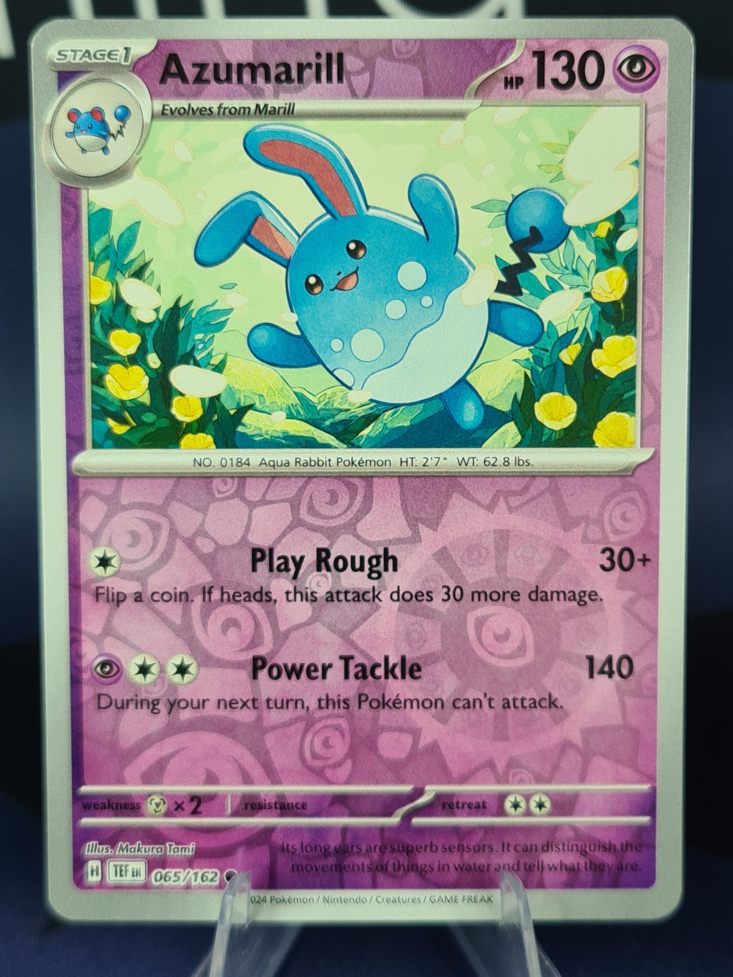 Azumarill 065/162 Temporal Forces RH