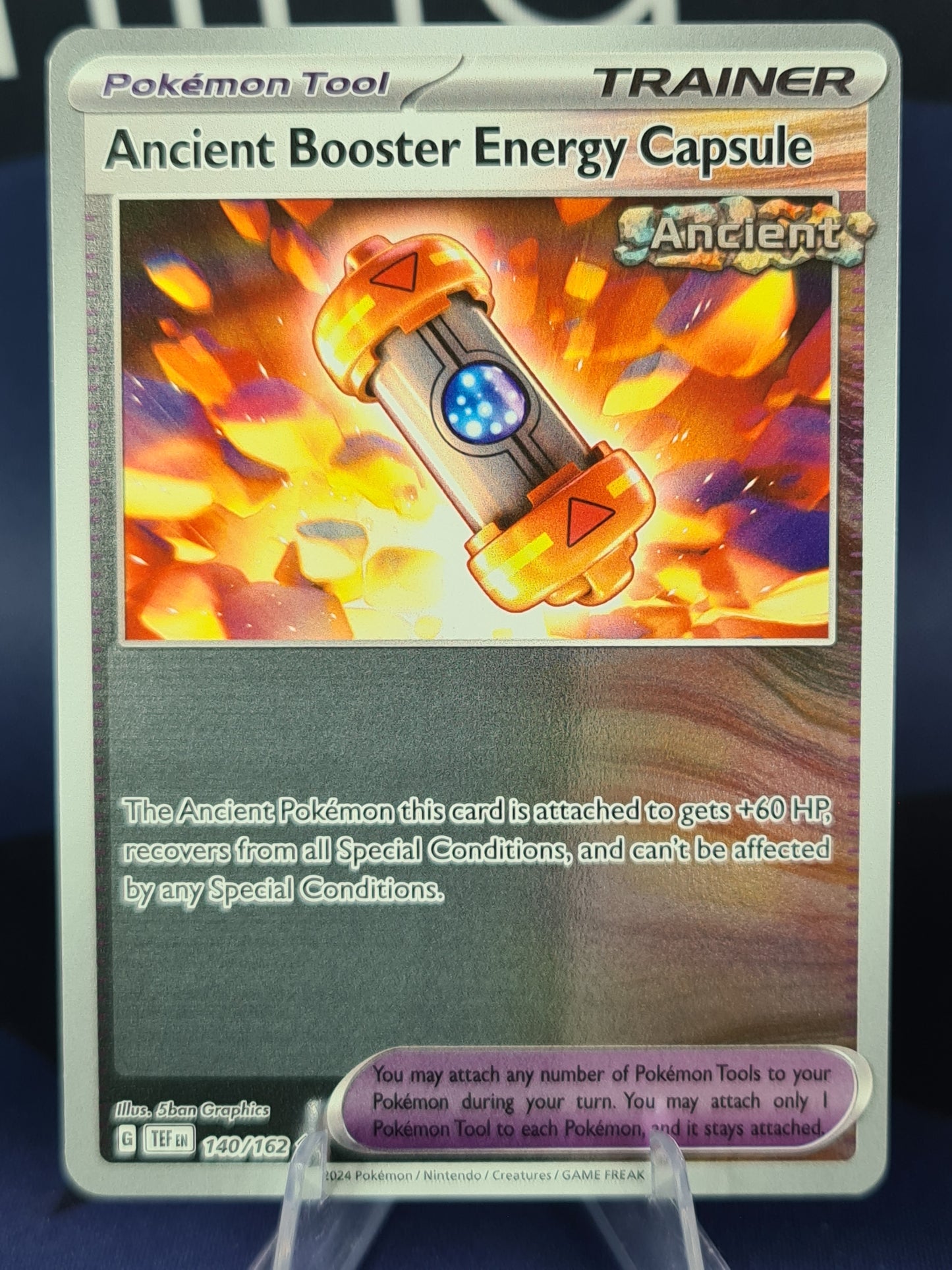 Ancient Booster Energy Capsule 140/162 Temporal Forces Reverse Holo