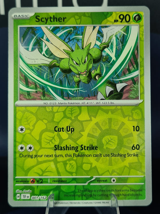 Scyther 001/162 Temporal Forces Reverse Holo