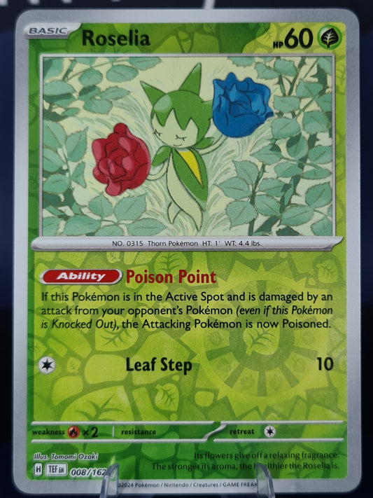 Roselia 008/162 Temporal Forces Reverse Holo
