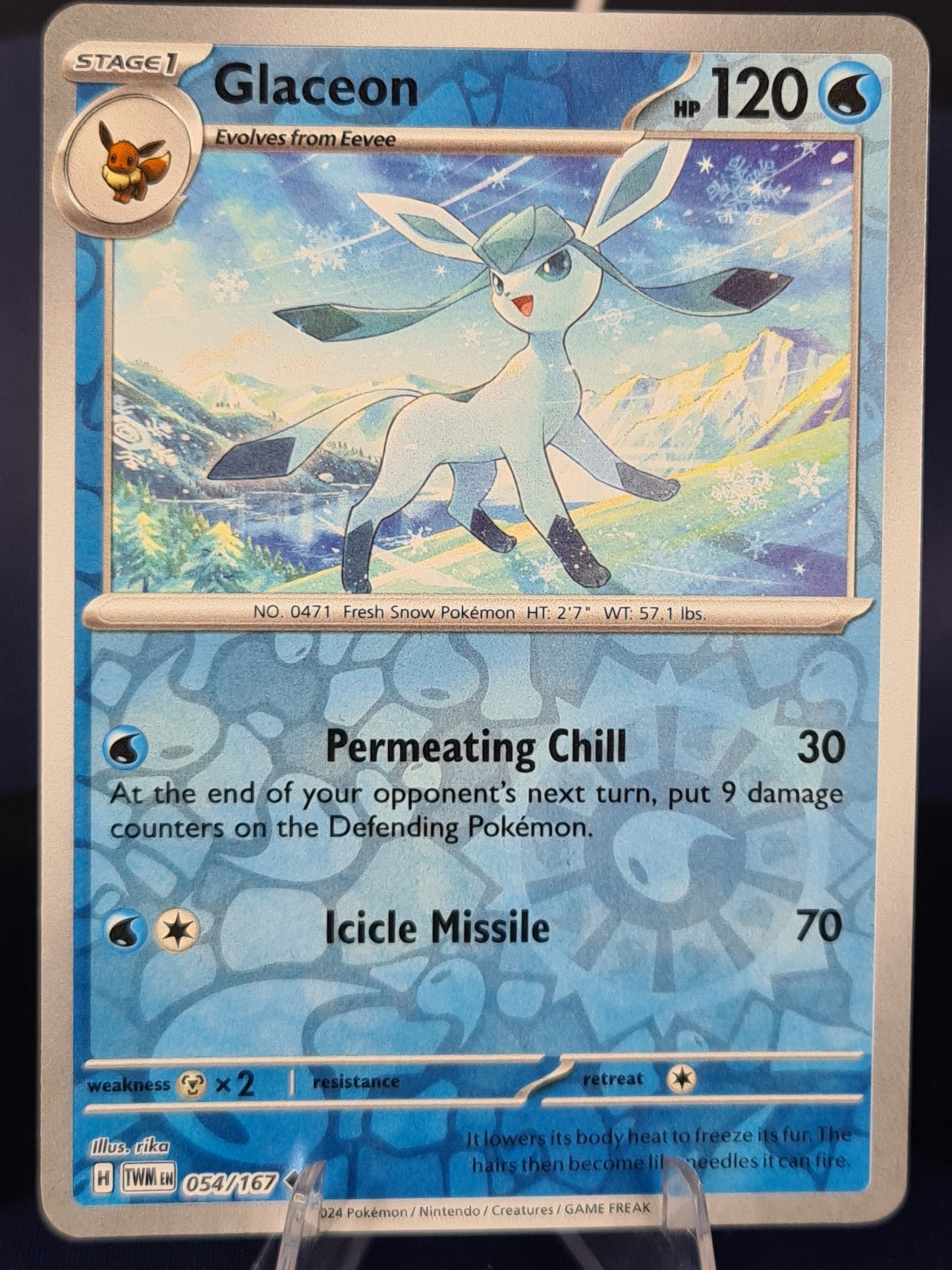 Glaceon 054/167 Twilight Masquerade RH