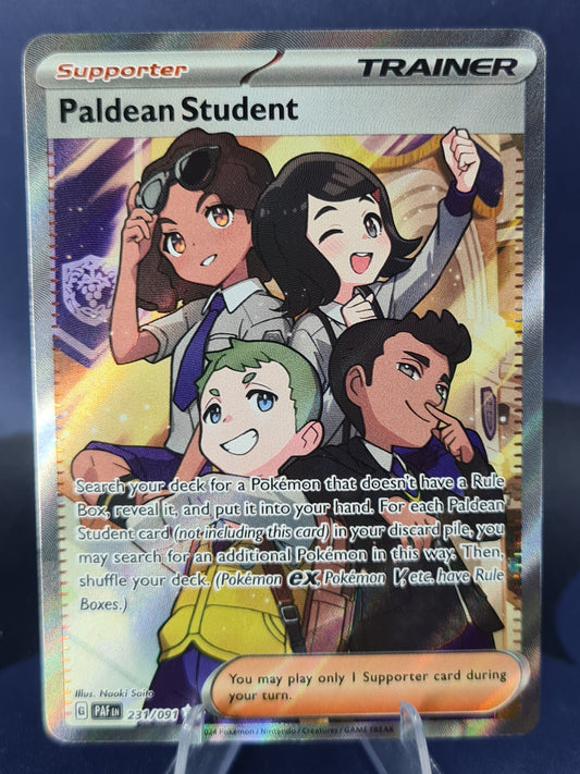 Paldean Student 231/091 Paldean Fates Ultra Rare