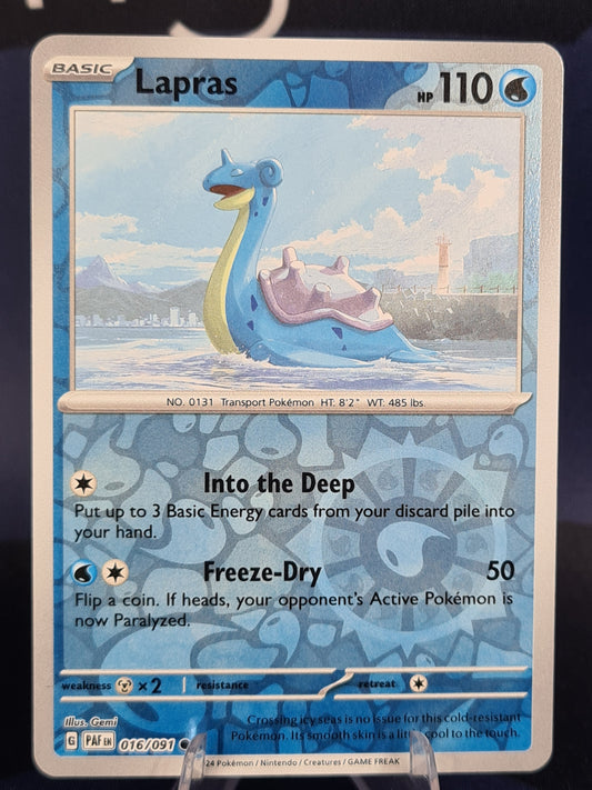 Lapras 016/091 Paldean Fates RH