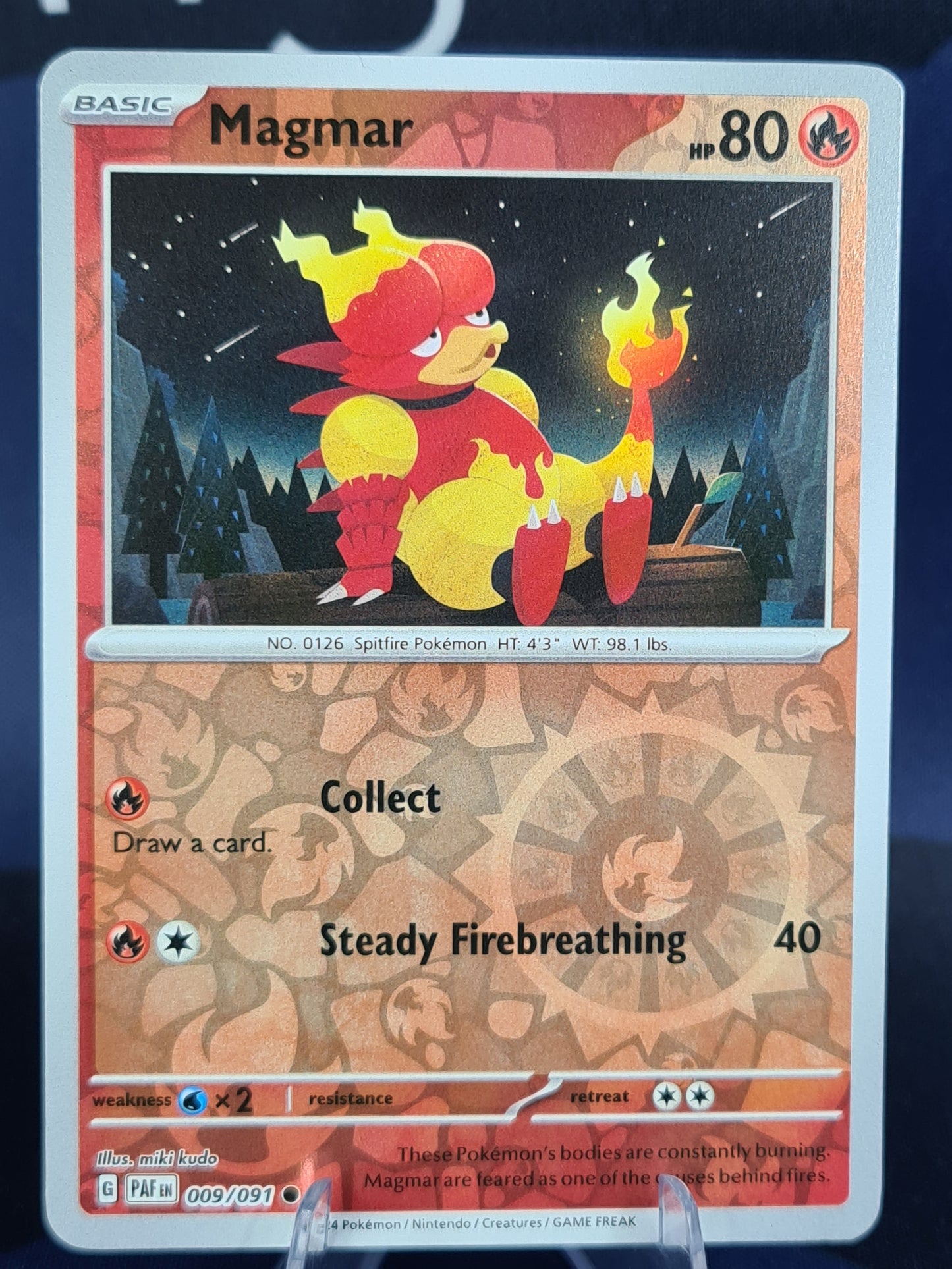 Magmar 009/091 Paldean Fates RH