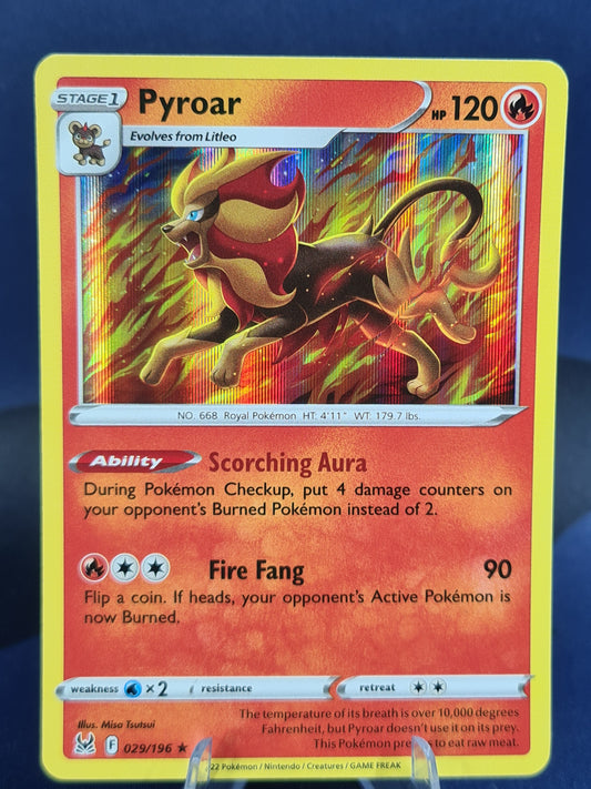 Pyroar 029/196 Lost Origin Holo