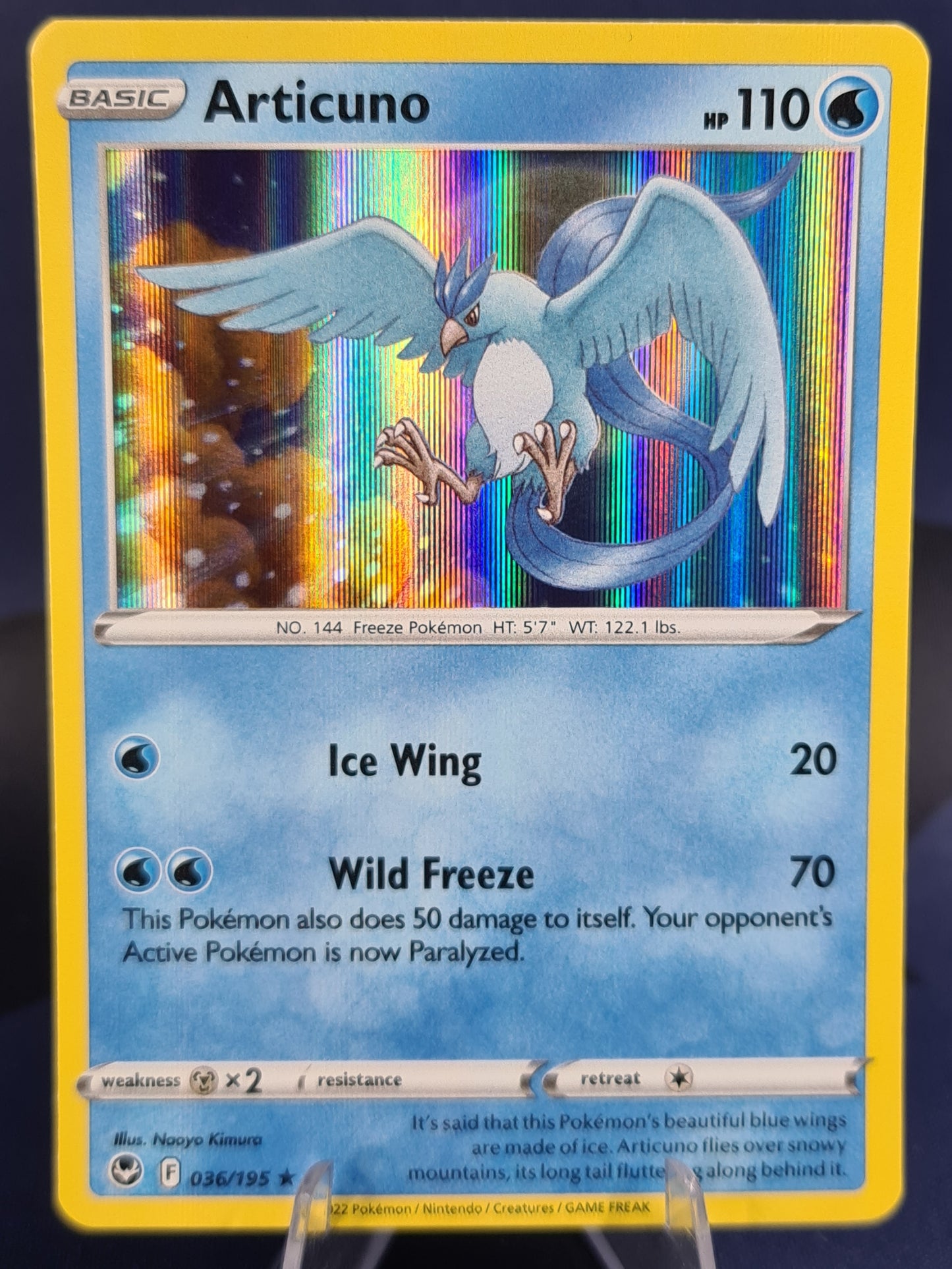 Articuno 036/195 Silver Tempest Holo