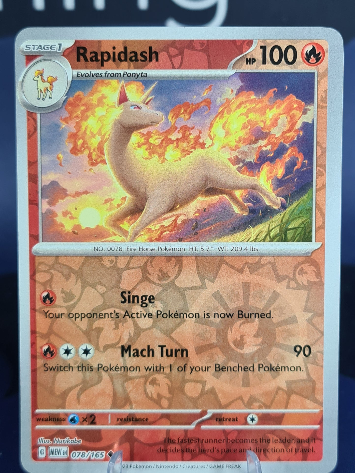 Rapidash 078/165 151 RH