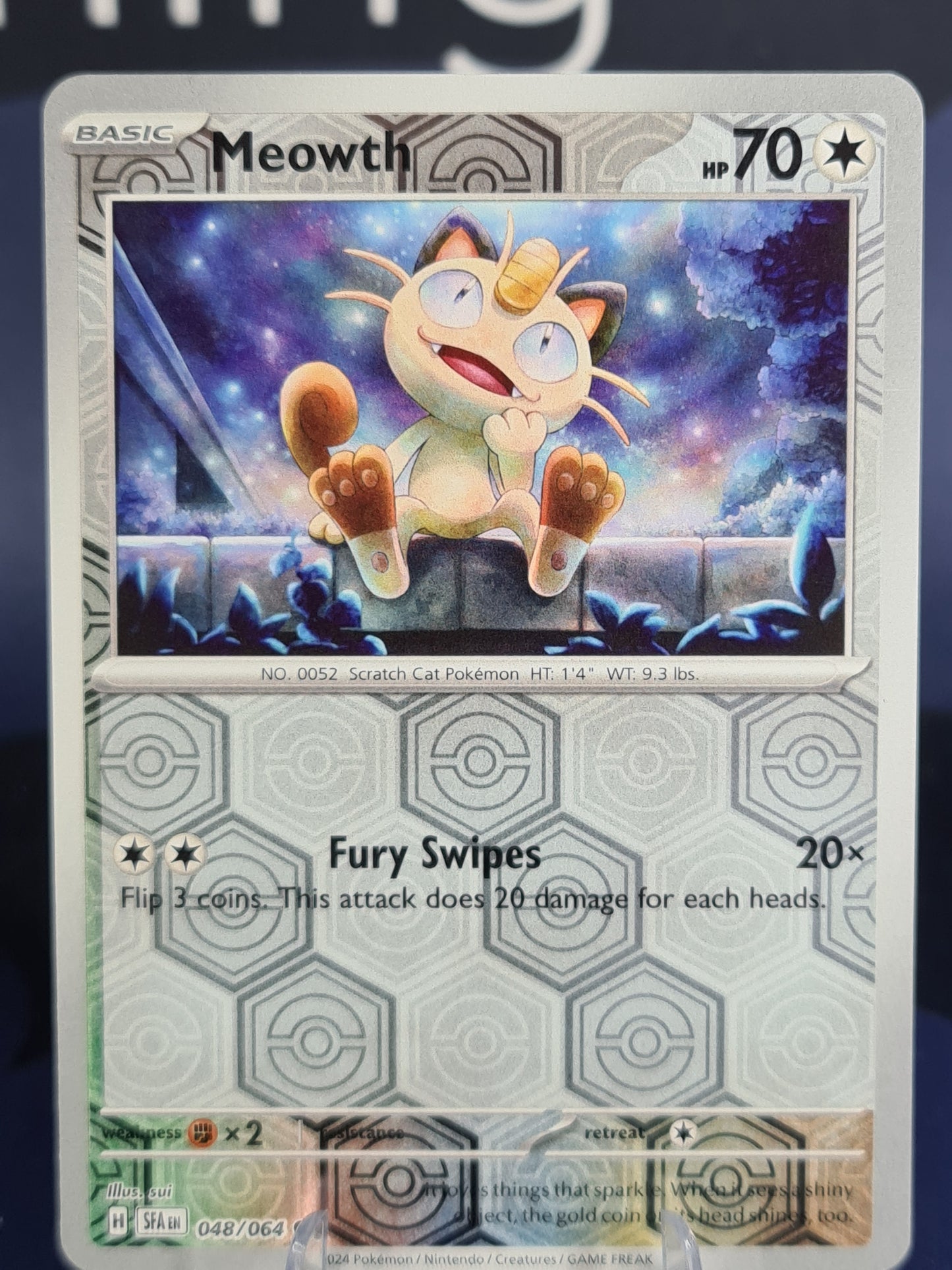 Meowth 048/064 Shrouded Fable RH