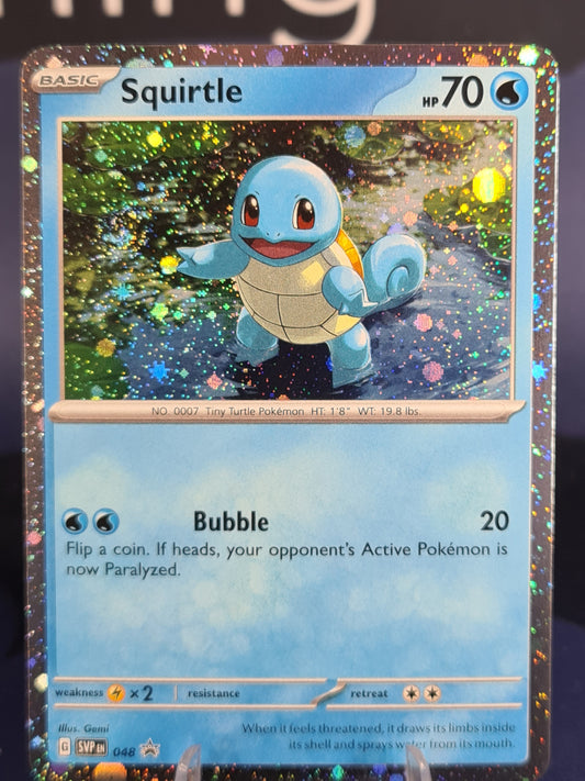 Squirtle SVP048 Black Star Promo