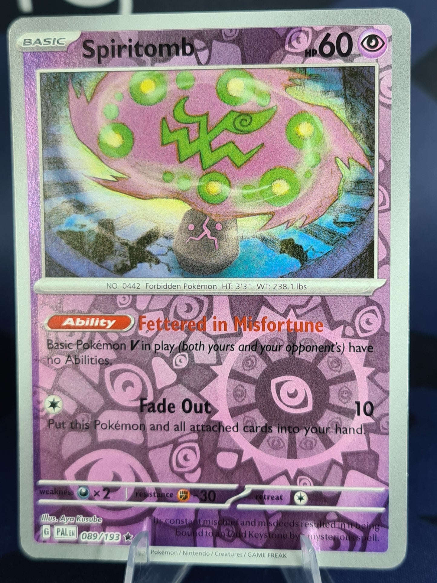 Spiritomb 089/193 Paldea Evolved RH