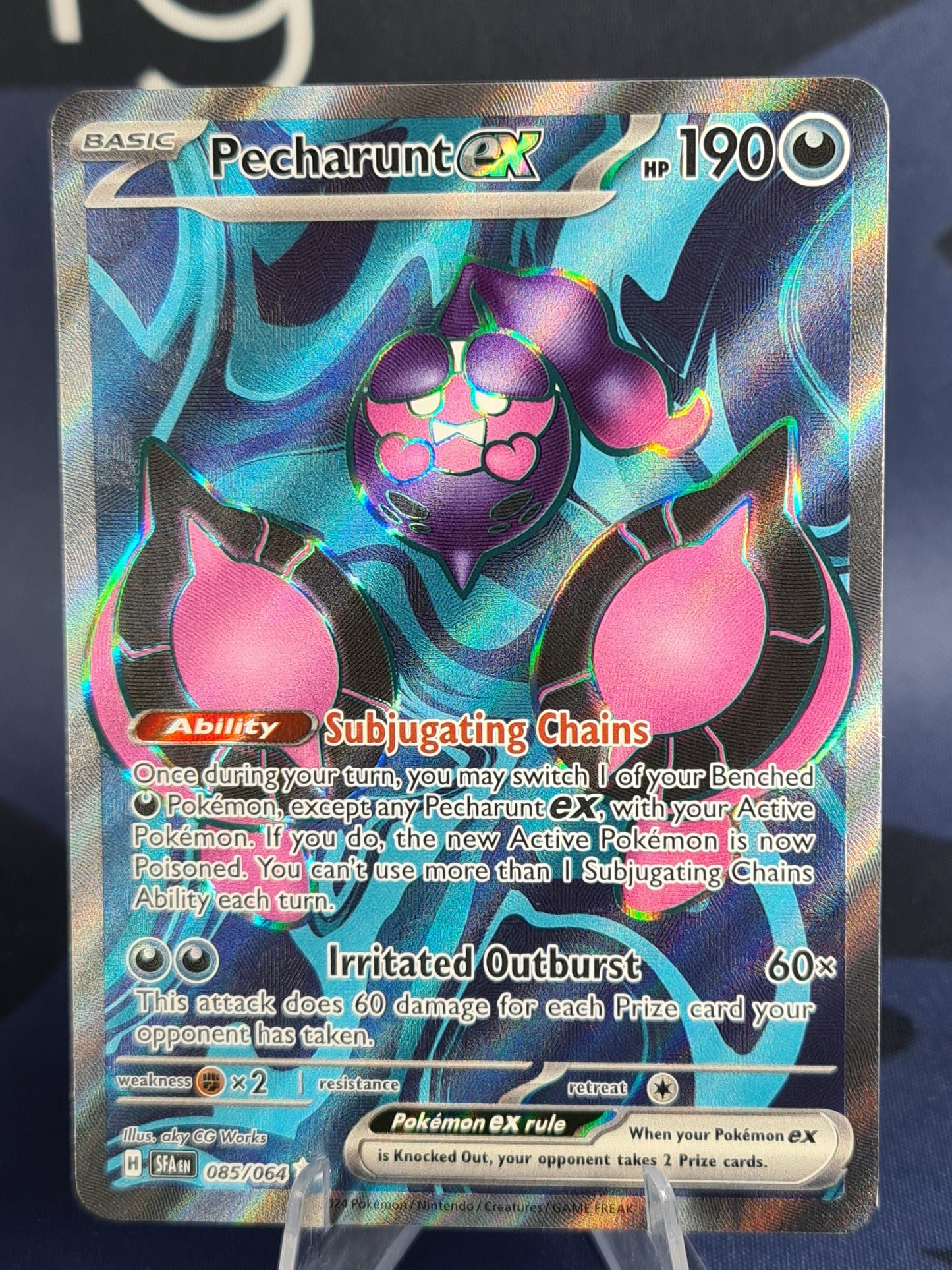 Pecharunt ex 085/064 Shrouded Fable Ultra Rare