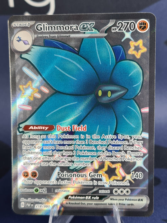 Glimmora ex 218/091 Paldean Fates Shiny Ultra Rare