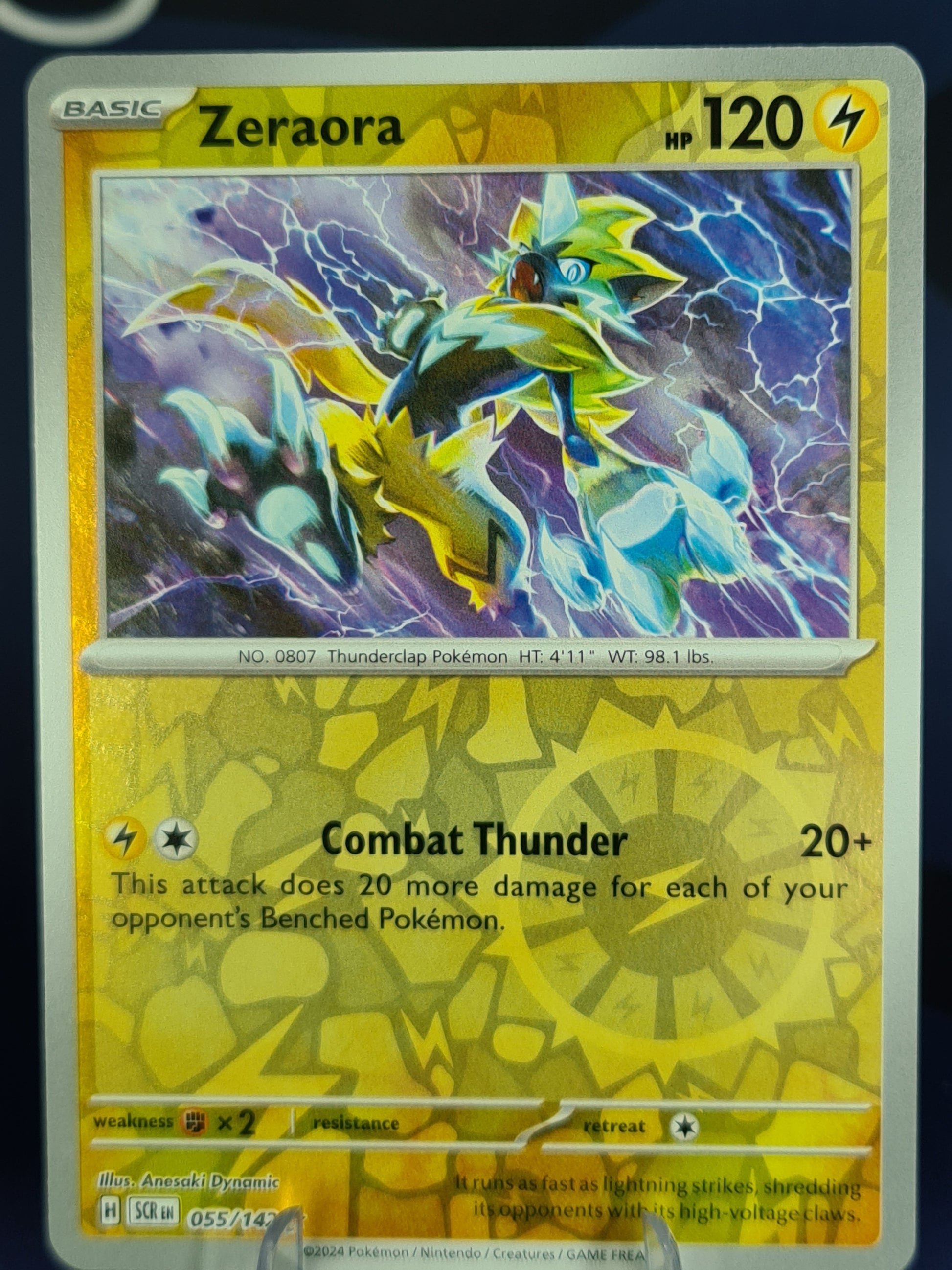 Zeraora 055/142 Stellar Crown Reverse Holo Red Panda Gaming Zeraora 055/142 Stellar Crown Reverse Holo Red Panda Gaming
