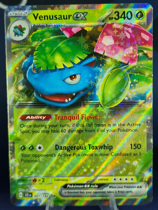 Venusaur ex 001/142 Stellar Crown Double Rare