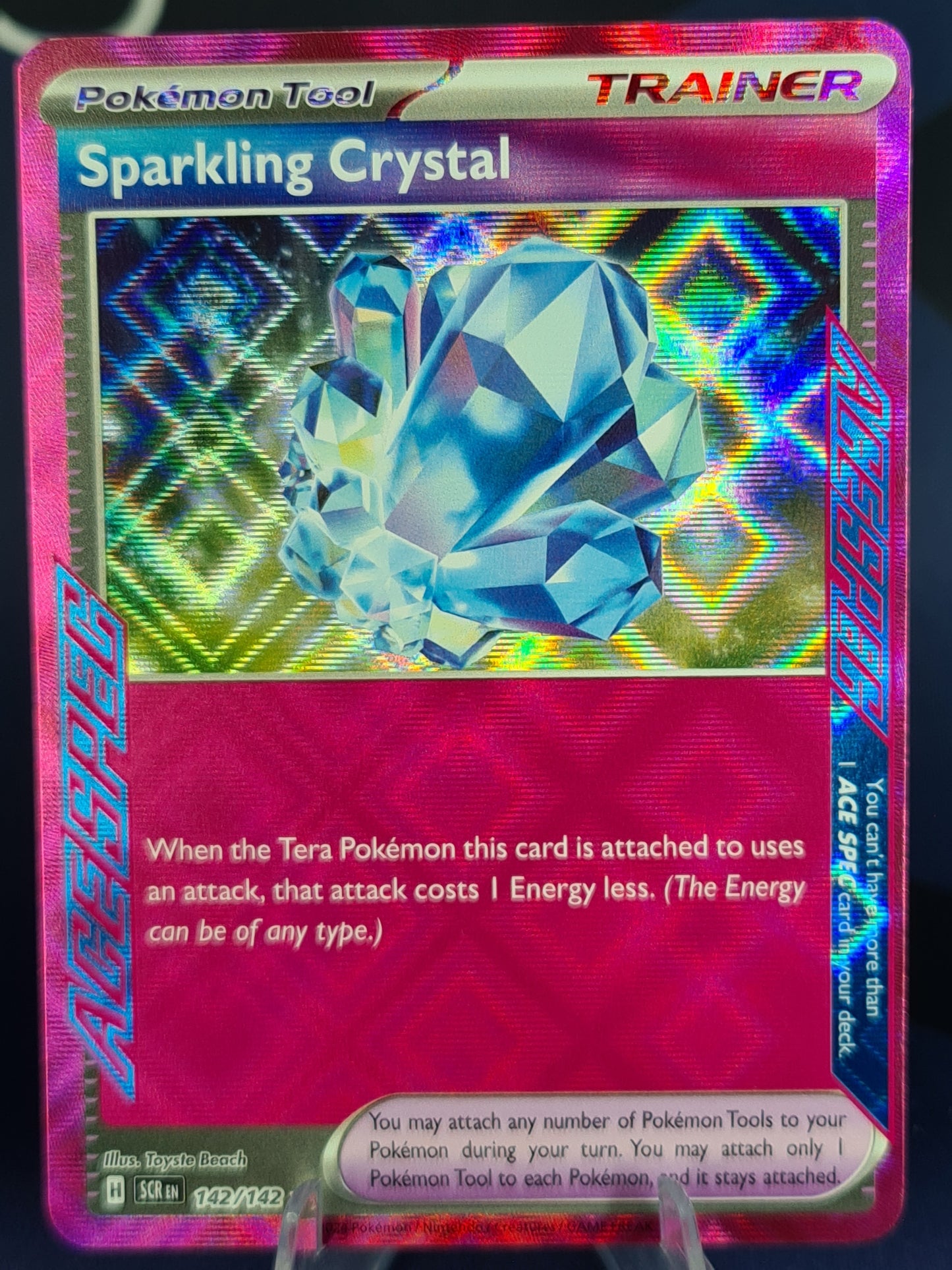 Sparkling Crystal 142/142 Stellar Crown Ace Spec