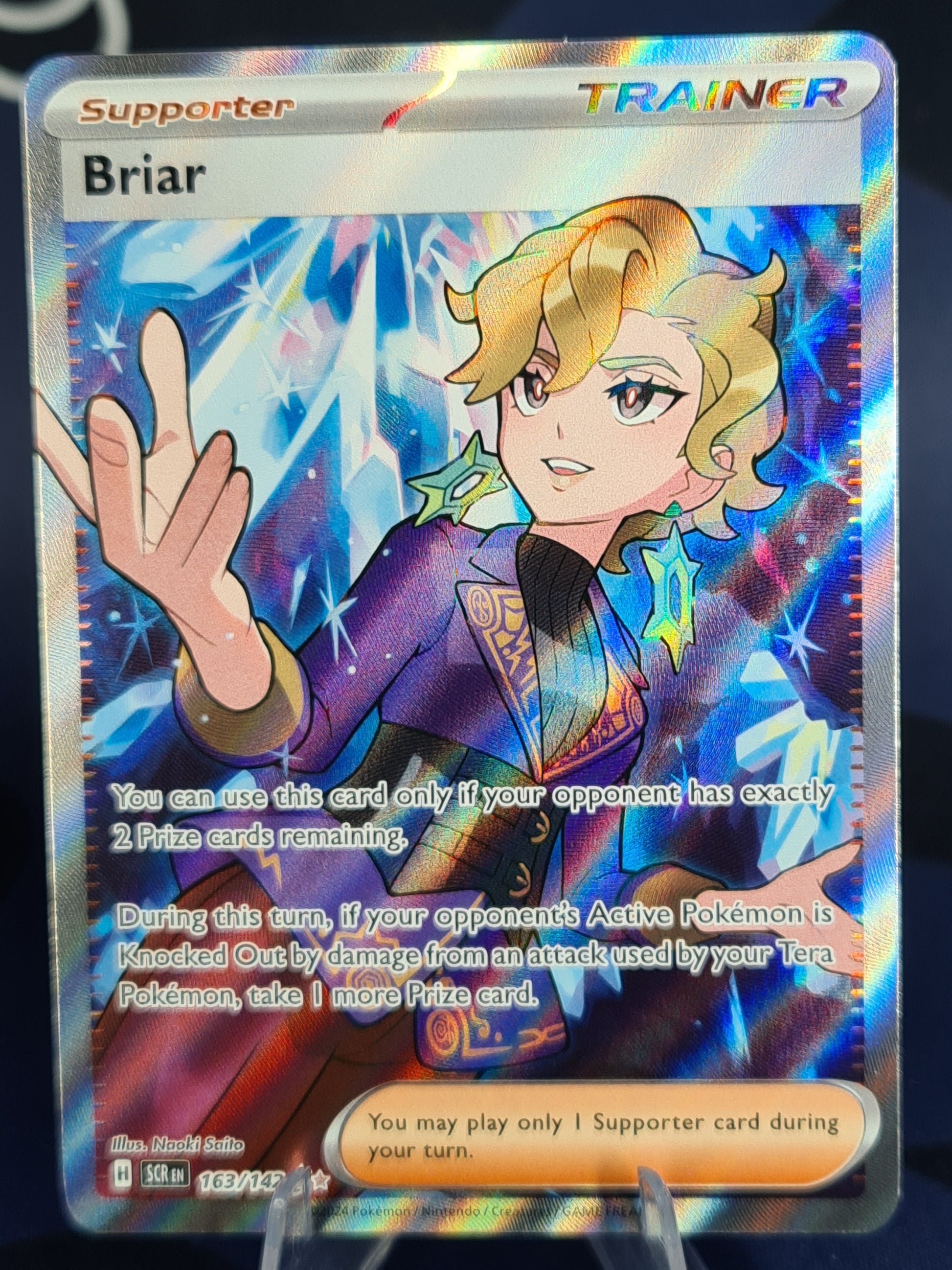 Briar 163/142 Stellar Crown Ultra Rare – Red Panda Gaming