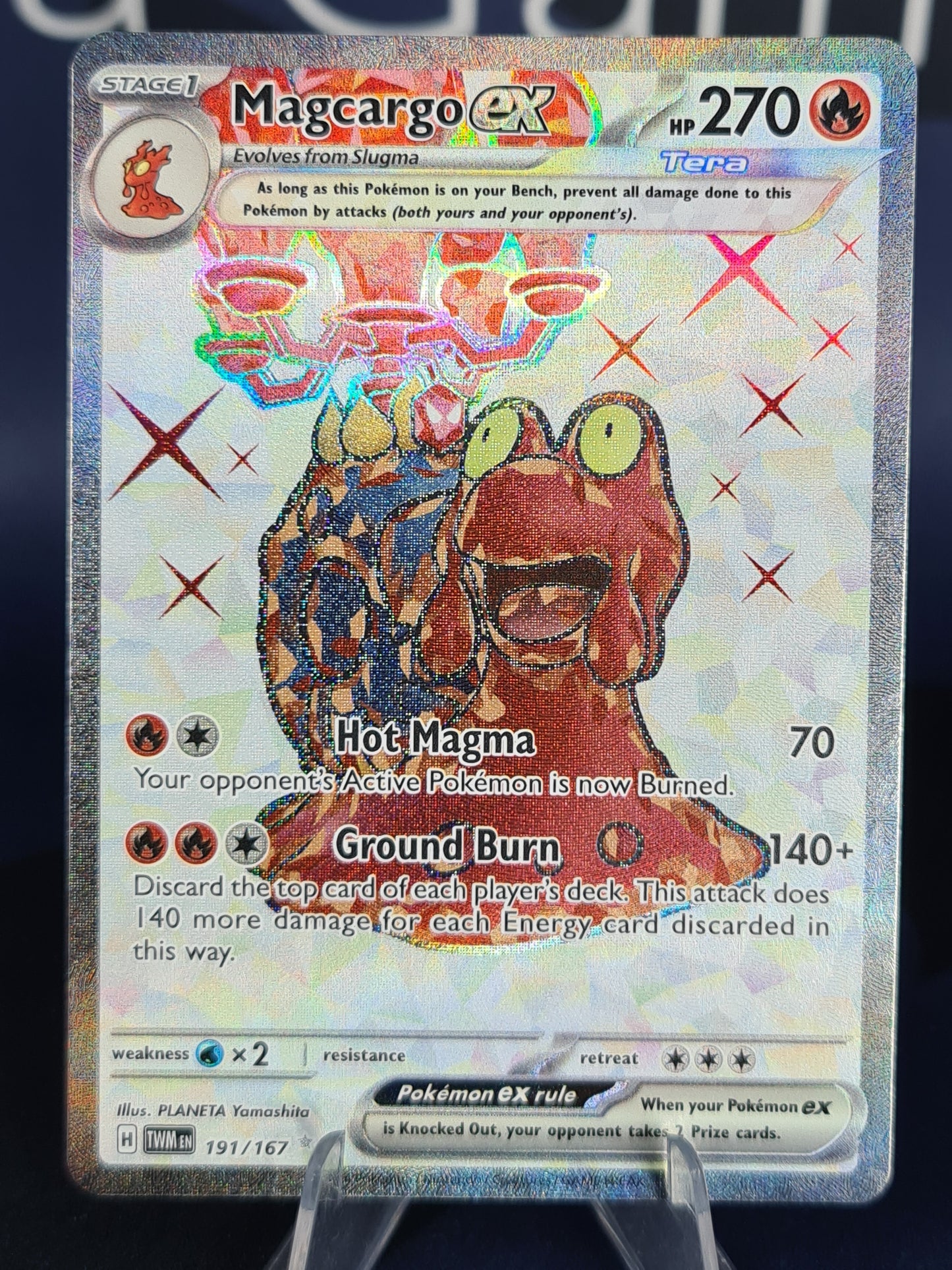 Magcargo ex 191/167 Twilight Masquerade Ultra Rare