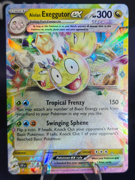 Alolan Exeggutor ex 133/191 Surging Sparks Double Rare