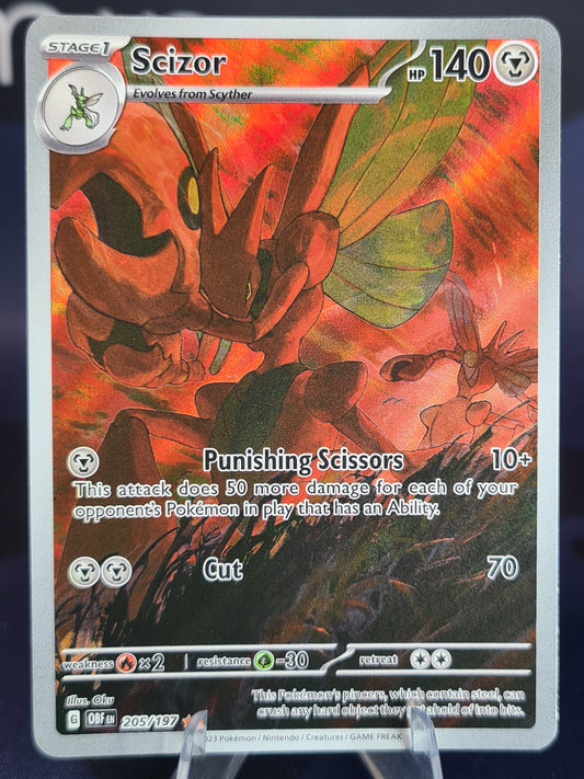 Scizor 205/197 Obsidian Flames Illustration Rare