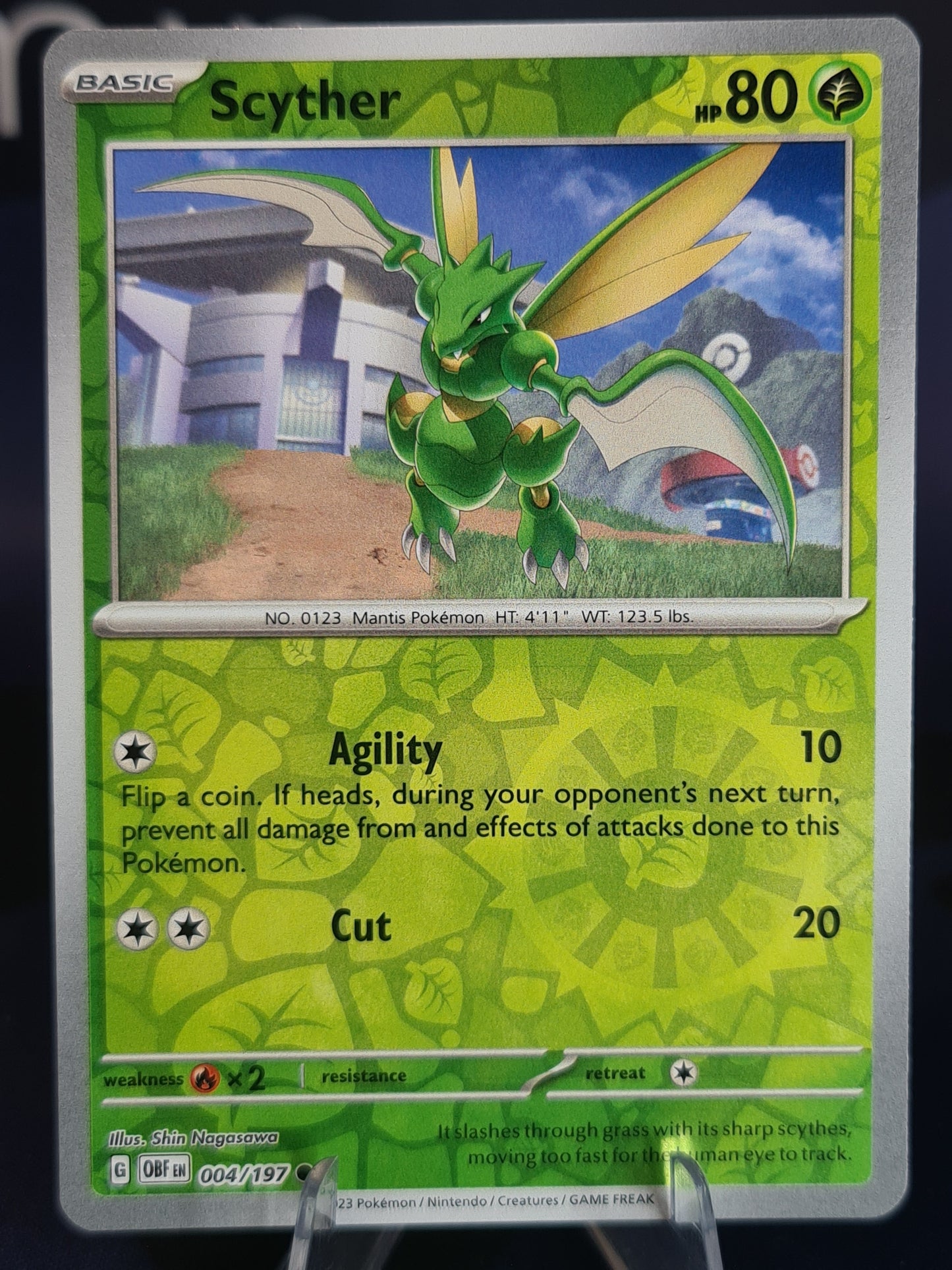 Scyther 004/197 Obsidian Flames RH