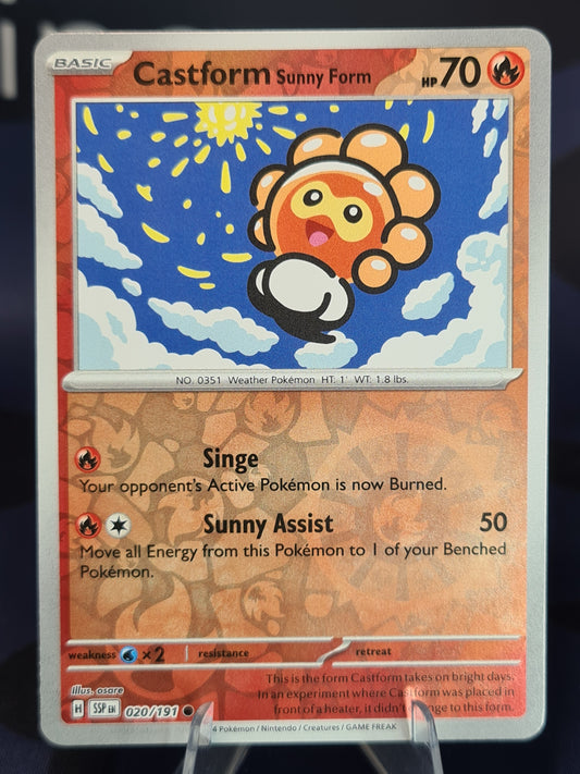 Castform Sunny Form 020/191 Surging Sparks RH