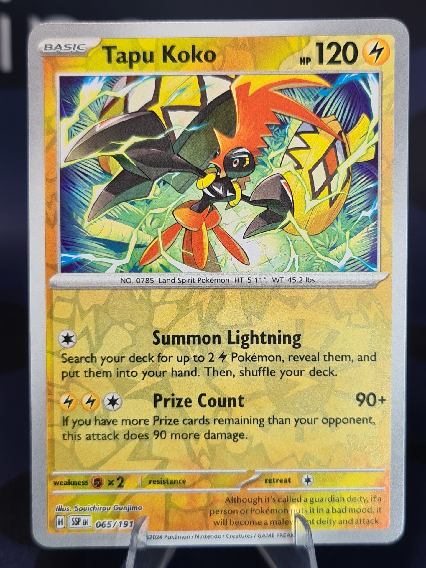 Tapu Koko 065/191 Surging Sparks RH