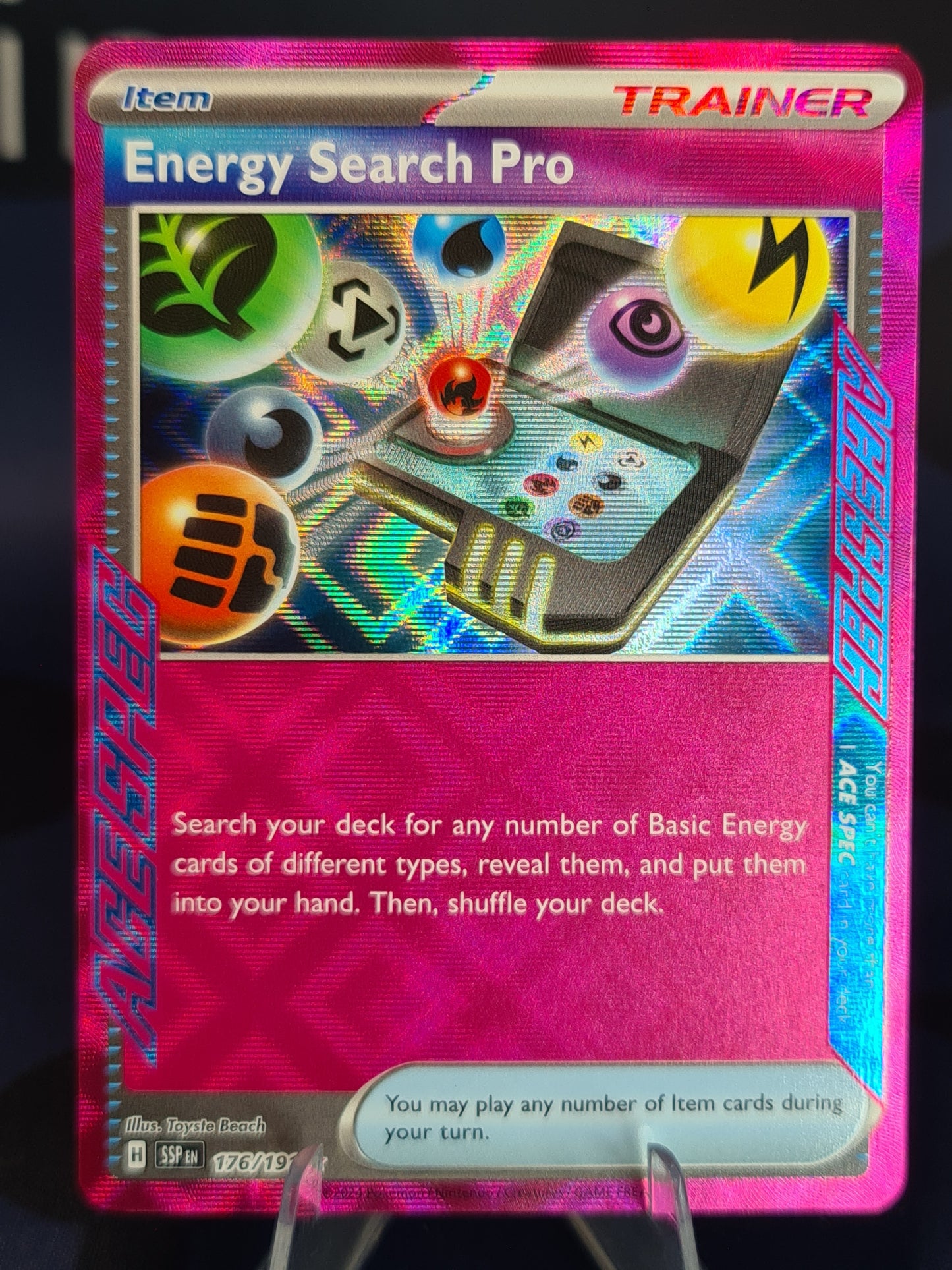 Energy Search Pro 176/191 Surging Sparks Ace Spec