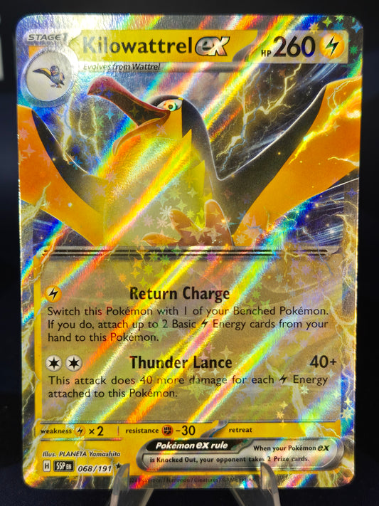 Kilowattrel ex 068/191 Surging Sparks Double Rare