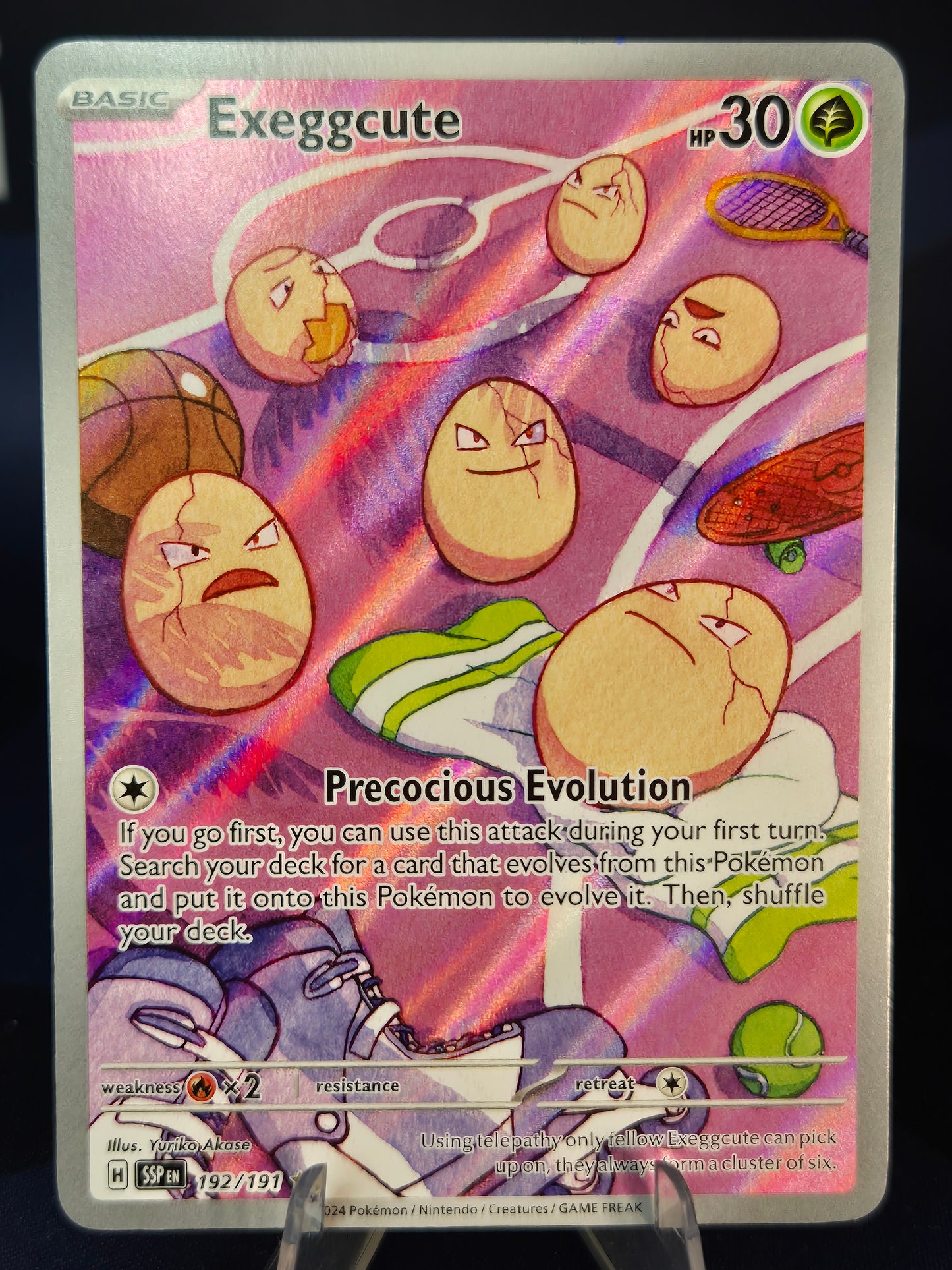 Exeggcute 192/191 Surging Sparks Illustration Rare